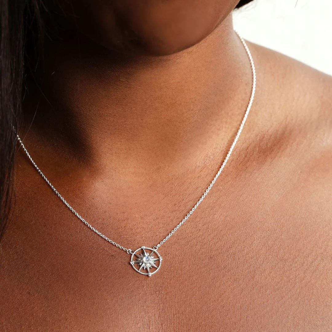 Guiding Light Compass Necklace - Image 2