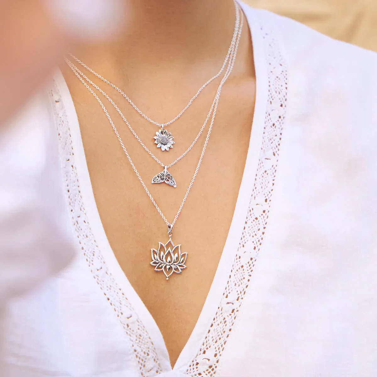 Blossoming Lotus Necklace - Image 2