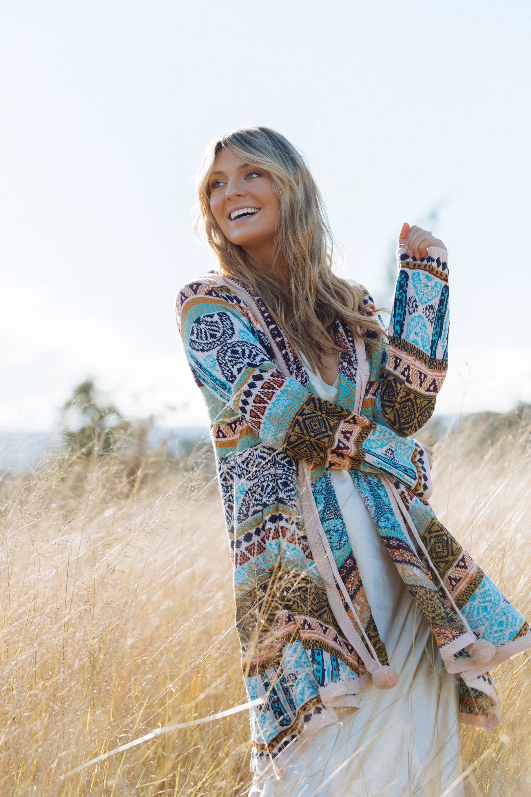 One Love Hooded Cardi - Nomad
