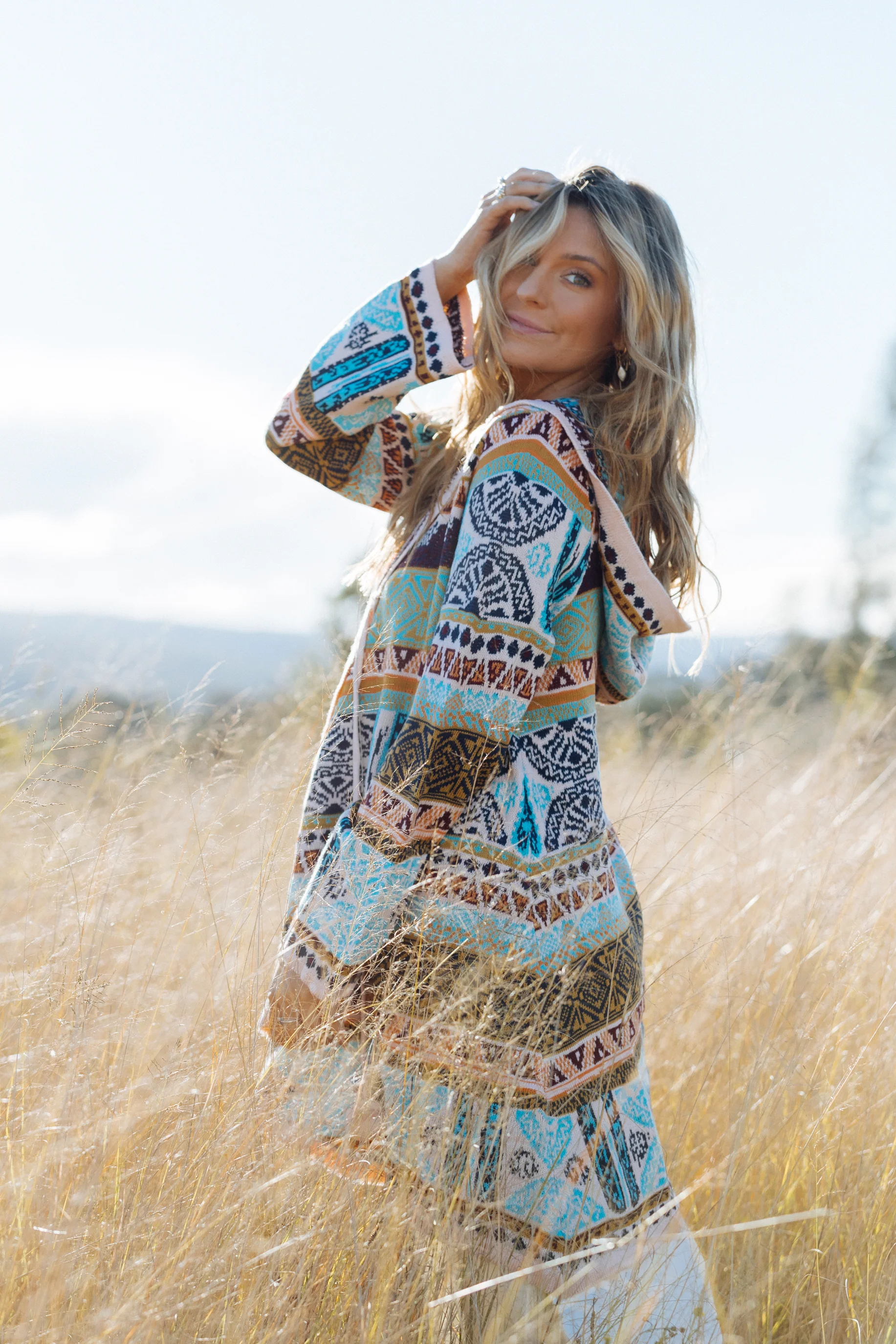 One Love Hooded Cardi - Nomad - Image 4