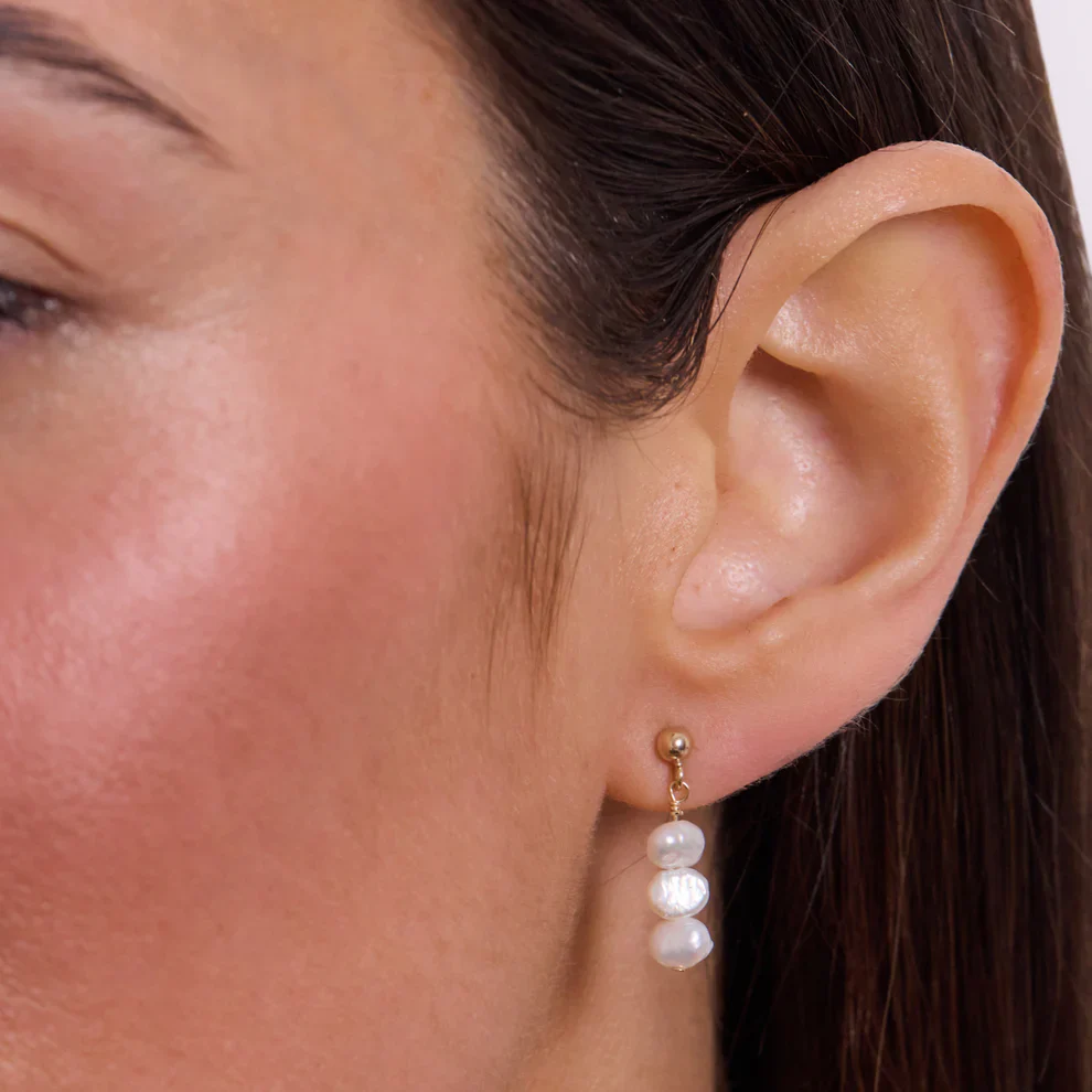 Paralia Earrings - Gold - Image 2