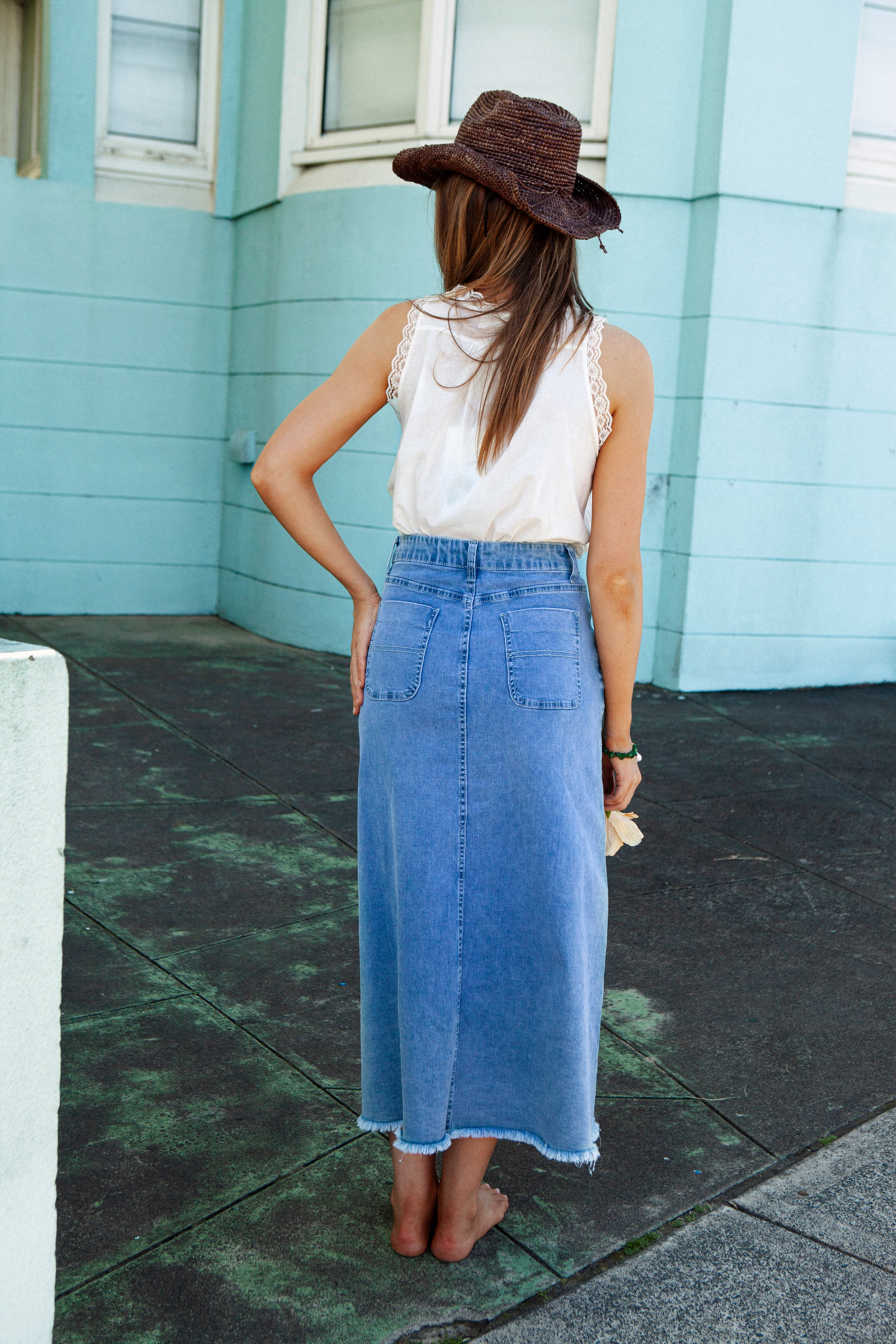 Penny Denim Skirt - Image 3