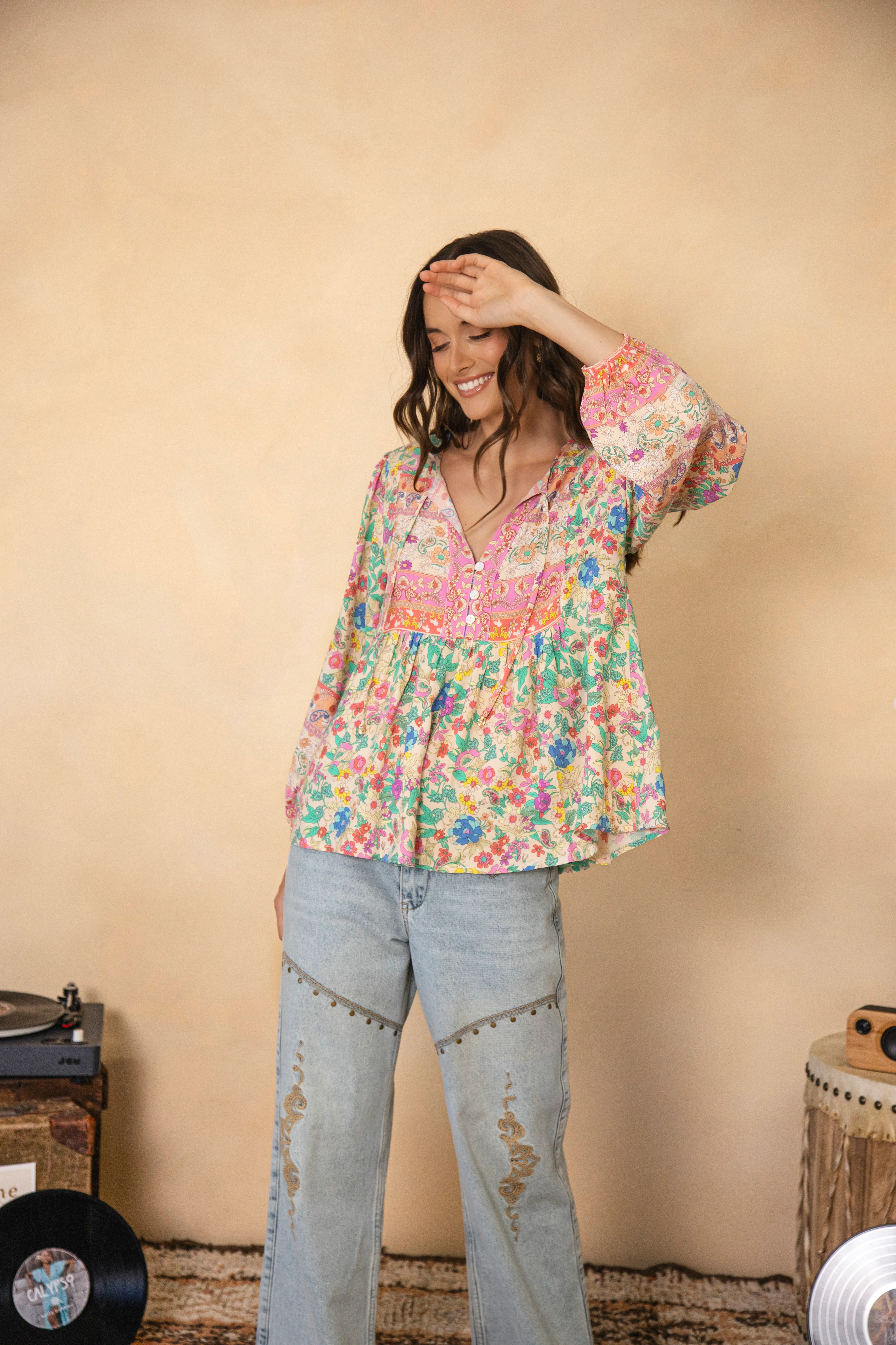 Picasso Blouse - Poet - Image 5