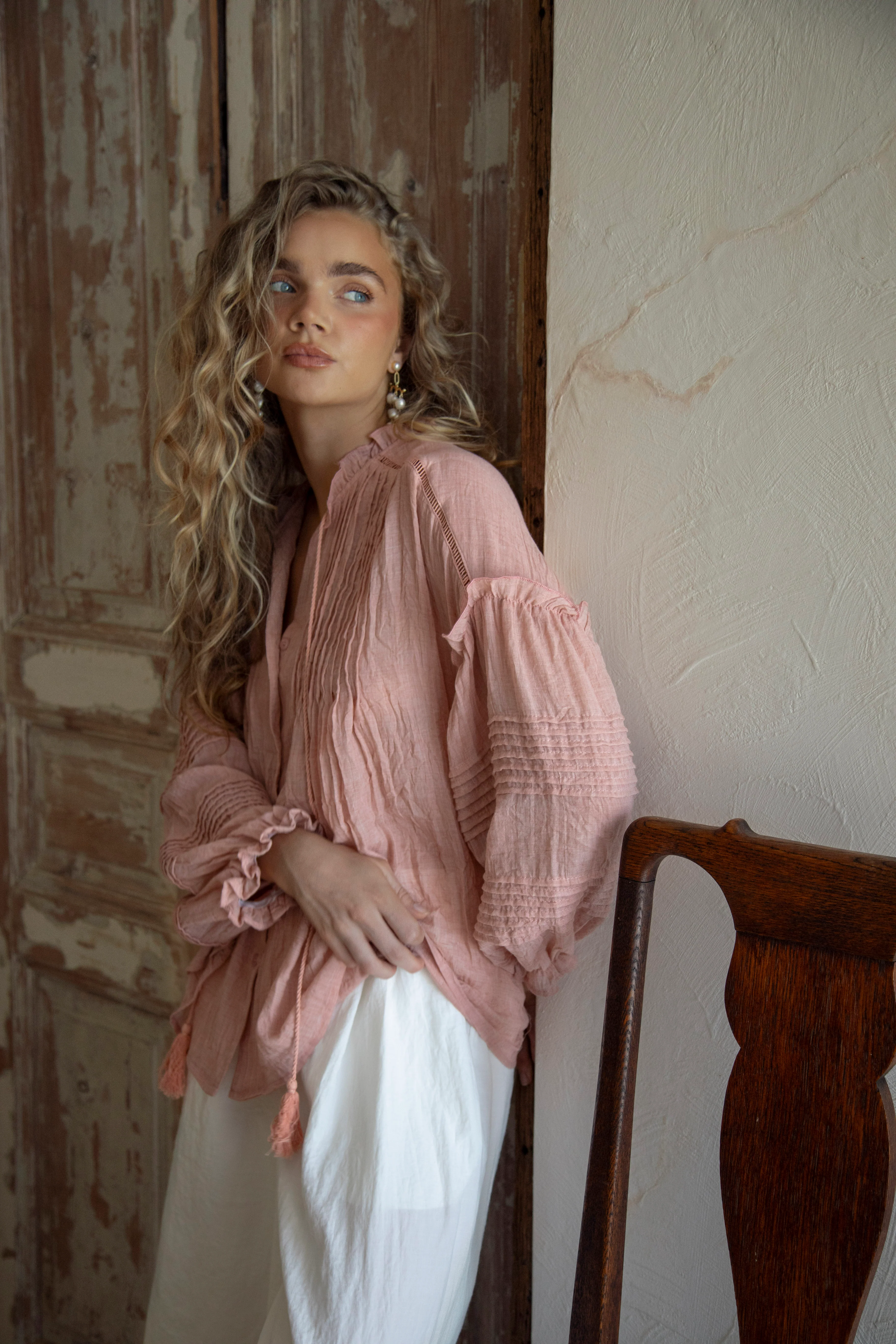 Poppy Blouse - Rose - Image 5