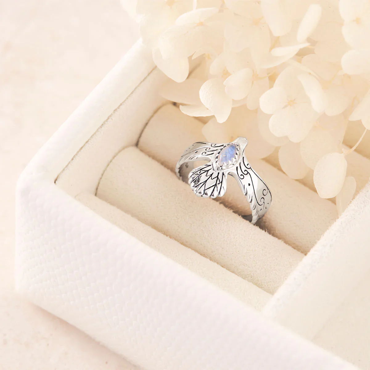 Eagle Spirit Moonstone Ring - Image 3