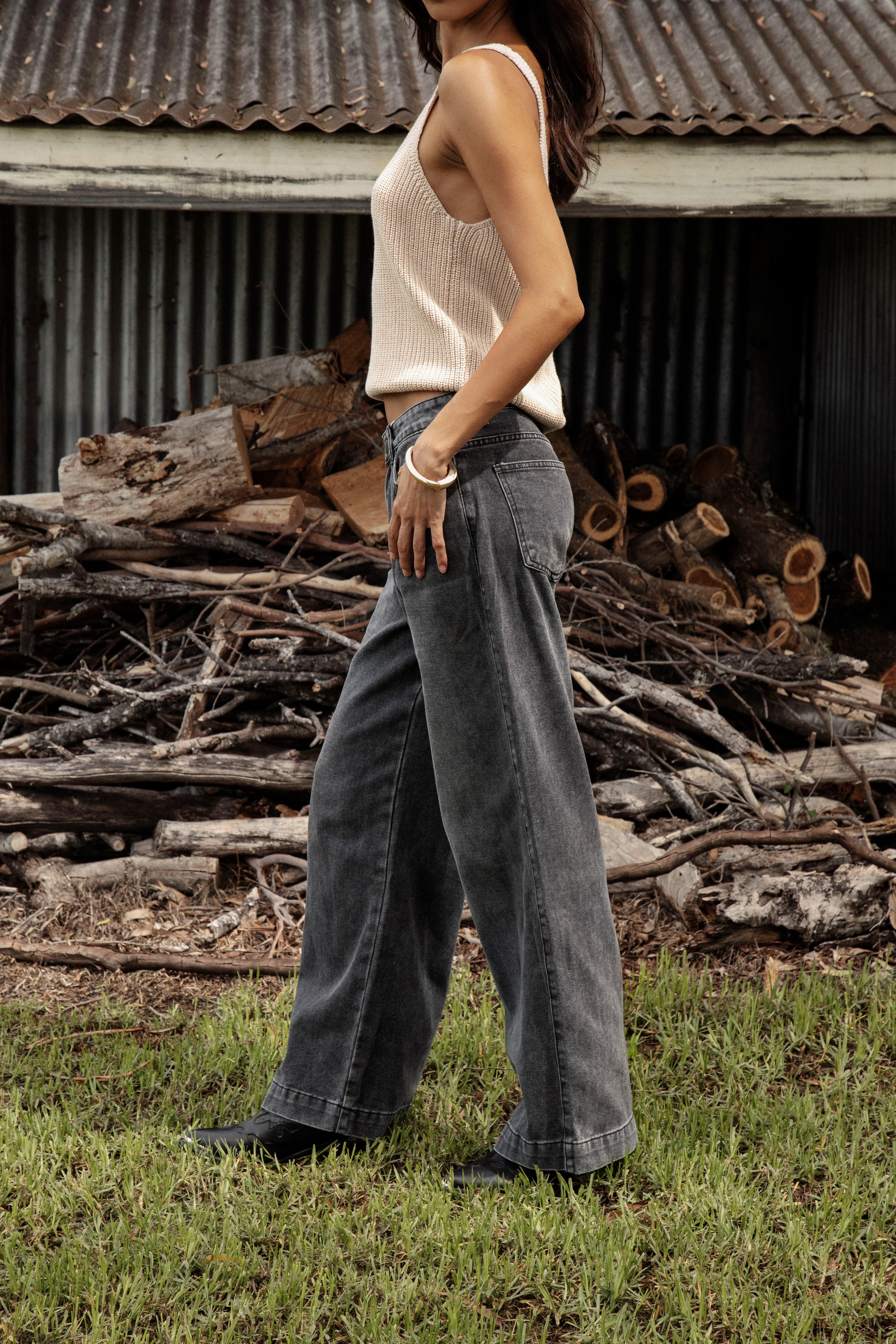Renegade Denim Jean - Charcoal - Image 3