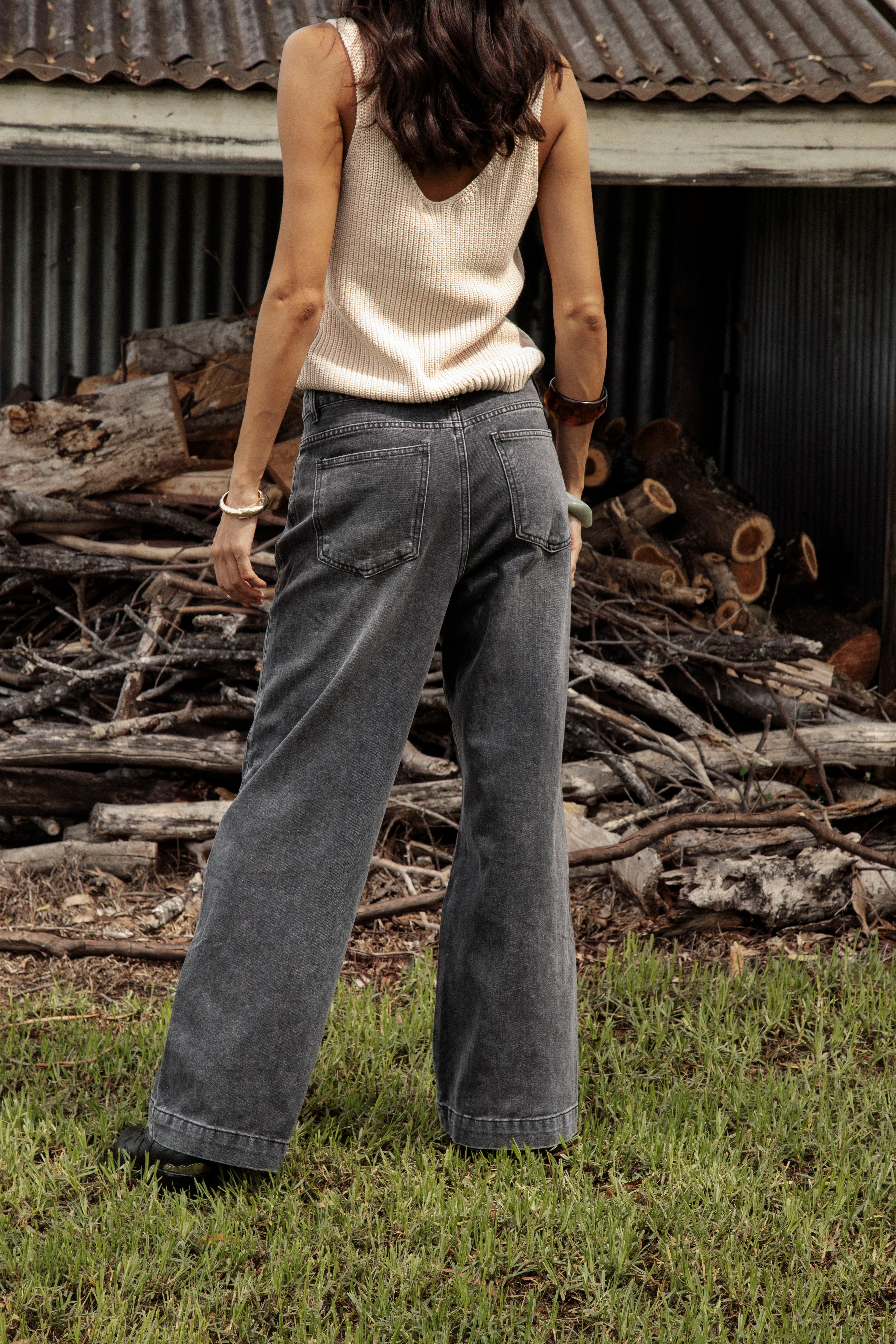 Renegade Denim Jean - Charcoal - Image 4