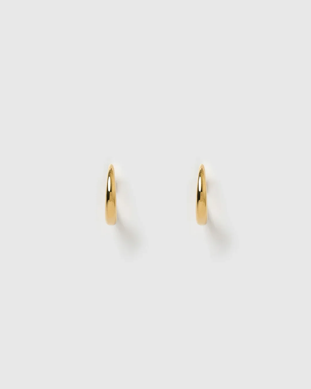 Riley Hoop Earrings Small - Gold - Image 2