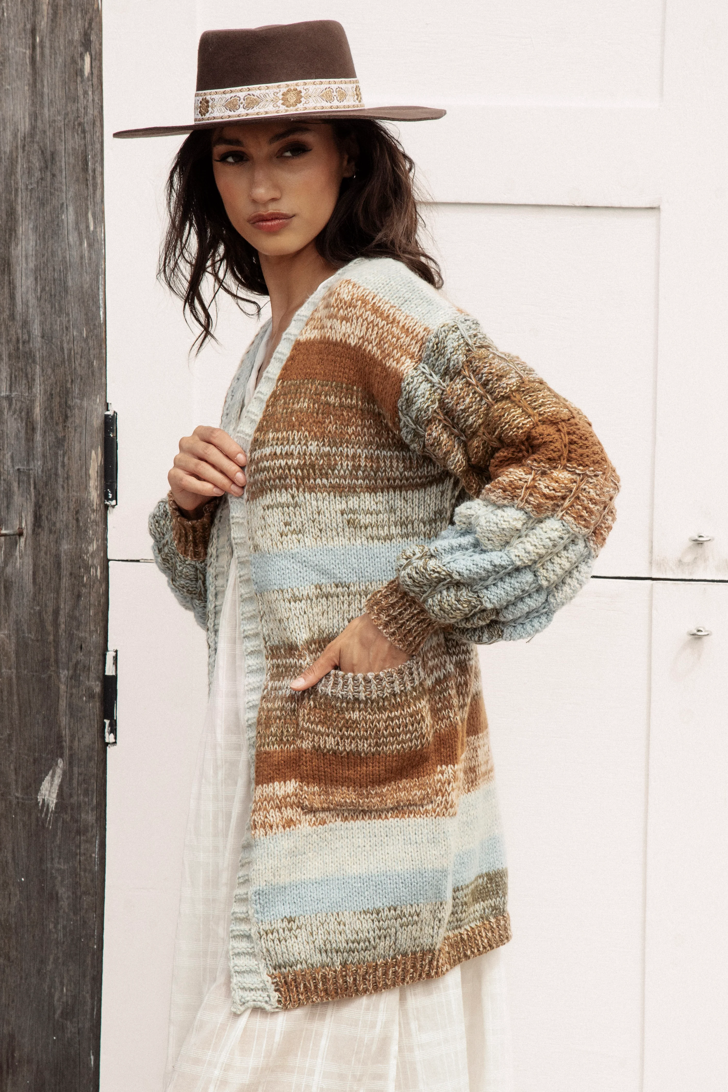 Riverbend Stripe Cardi - Image 4