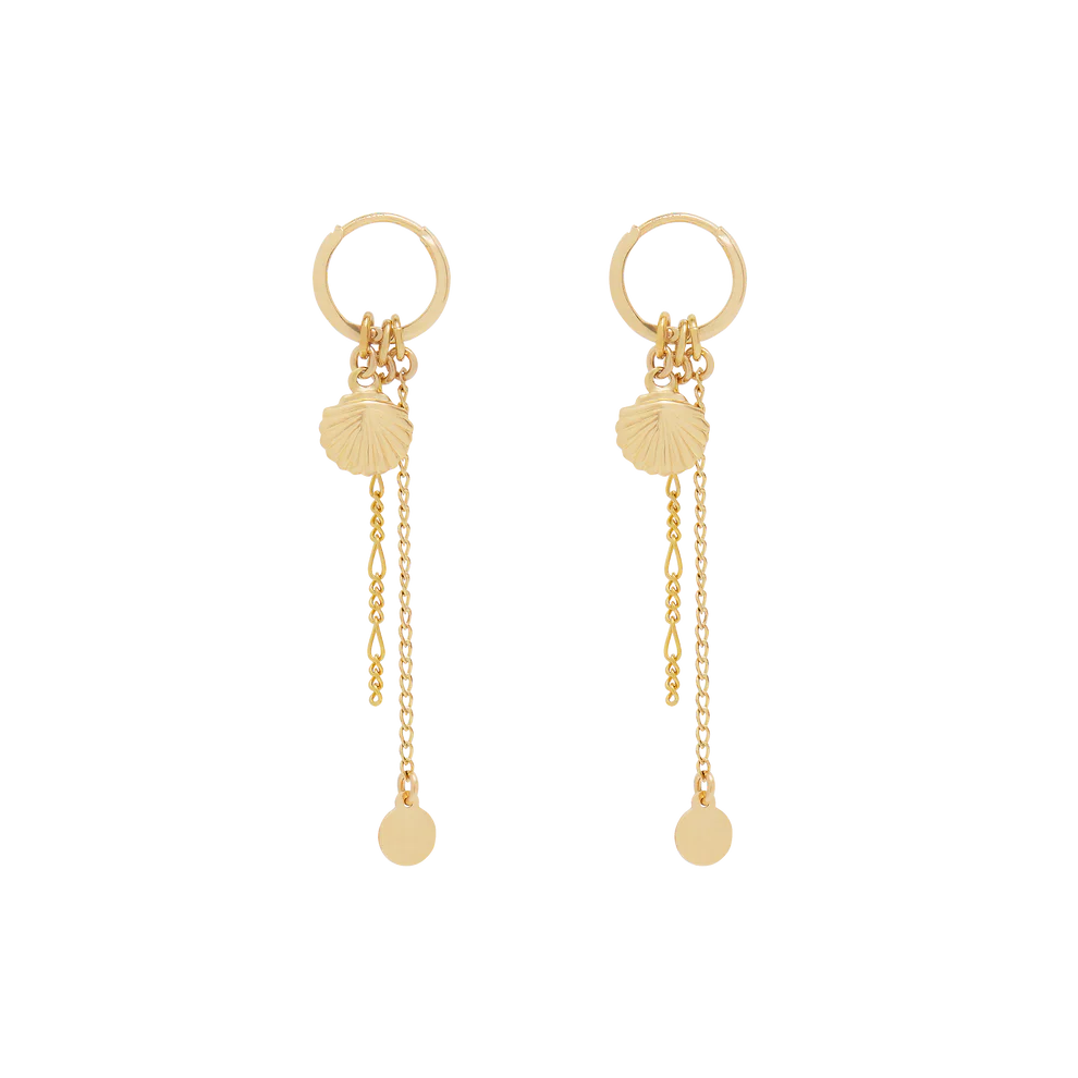 Romilly Mini Hoop Earrings - Gold