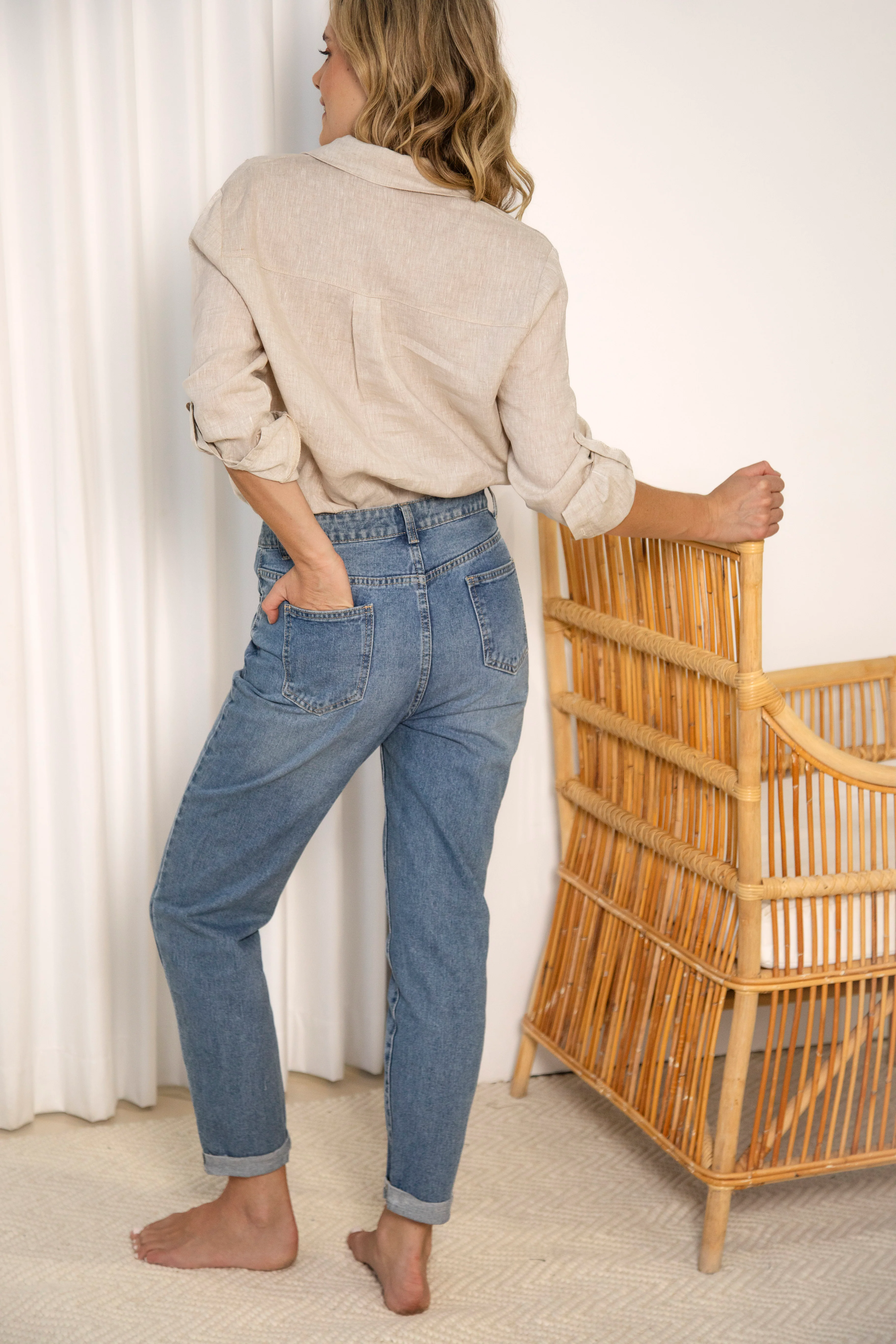Rose Boyfriend Jean - Image 3