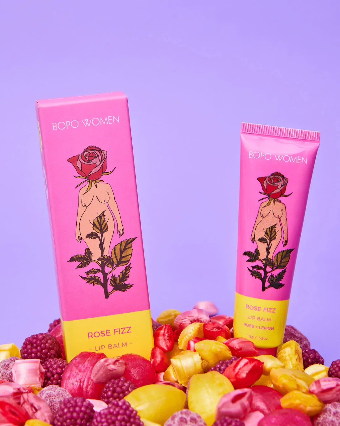 Rose Fizz Lip Balm - Image 2