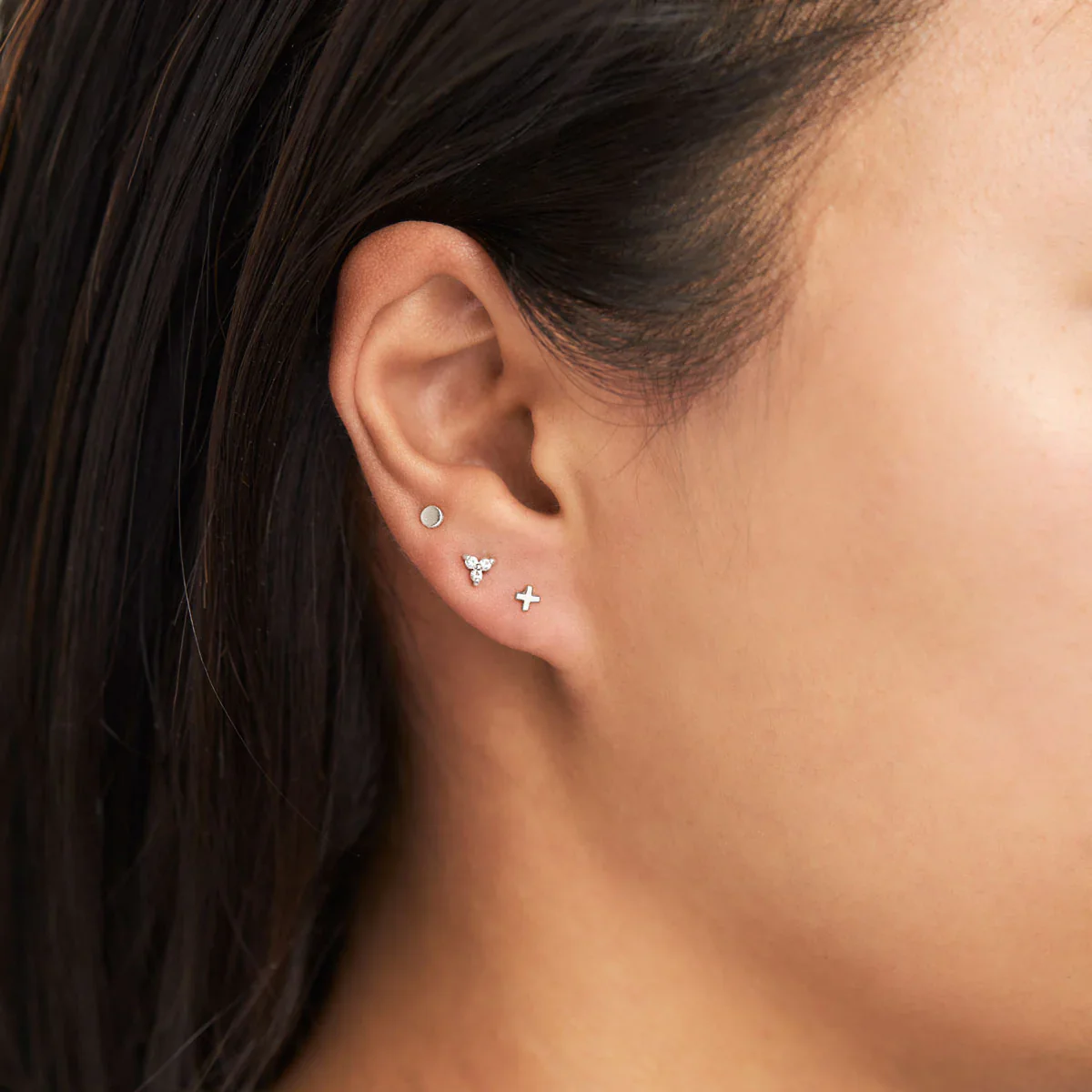Tiny Kiss Studs - Image 2