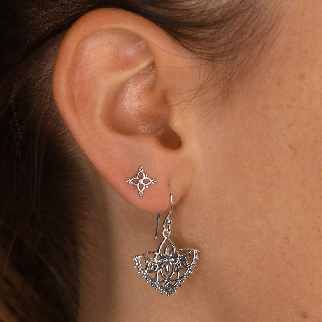 Dainty Moroccan Star Studs - Image 2