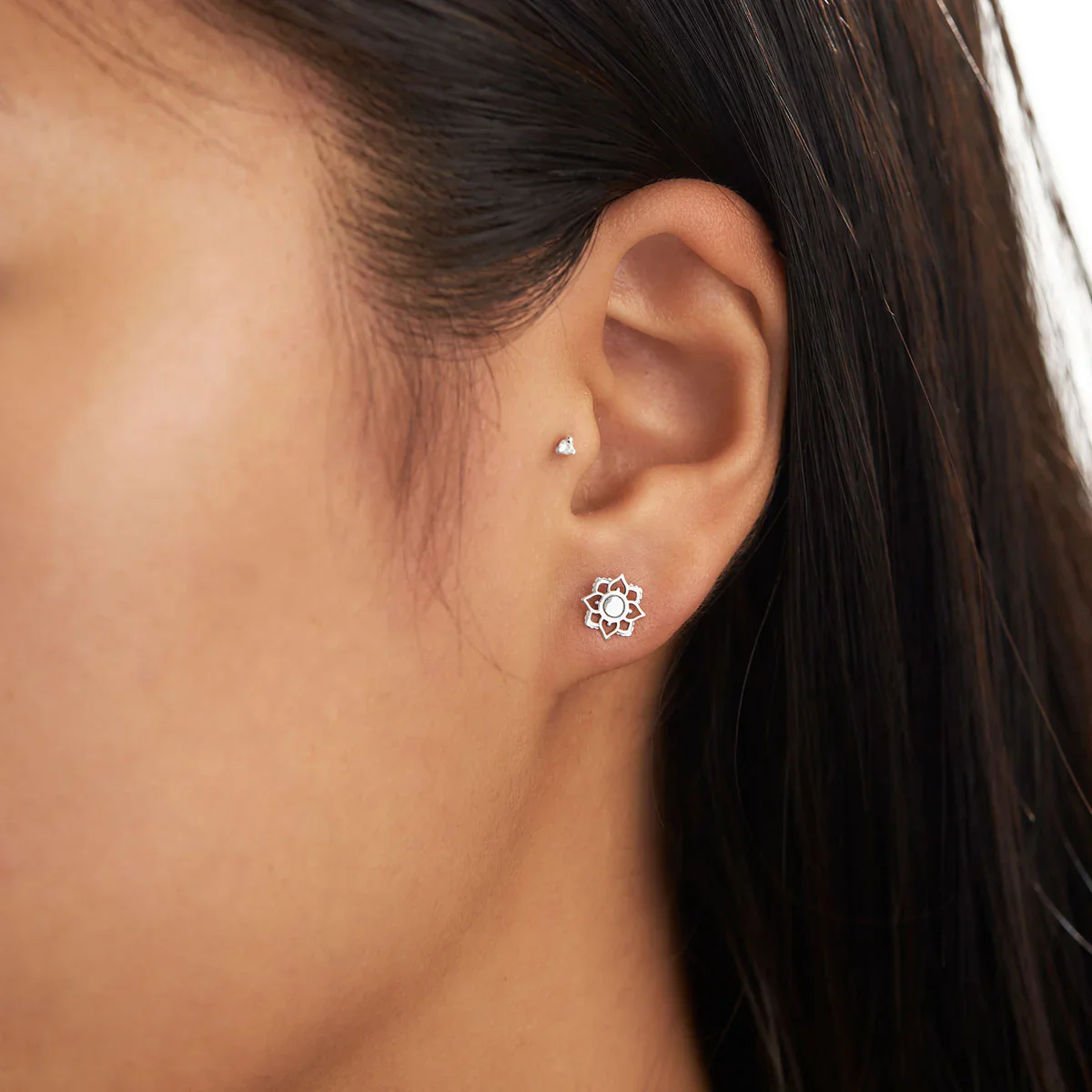 Mandala Flower Studs - Image 2