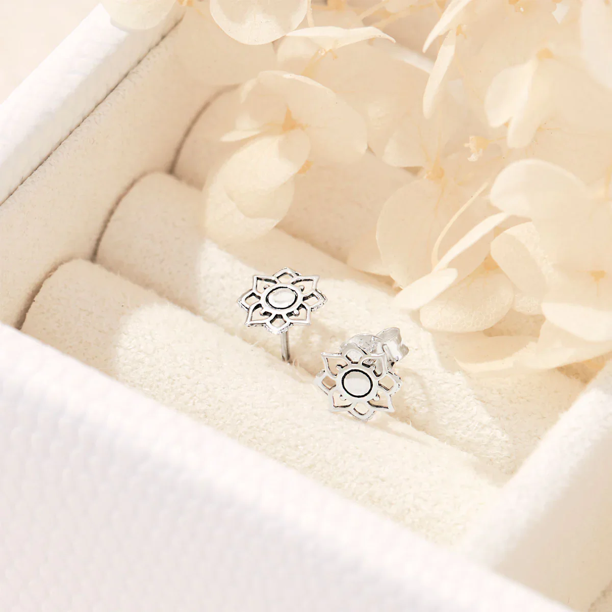Mandala Flower Studs - Image 3