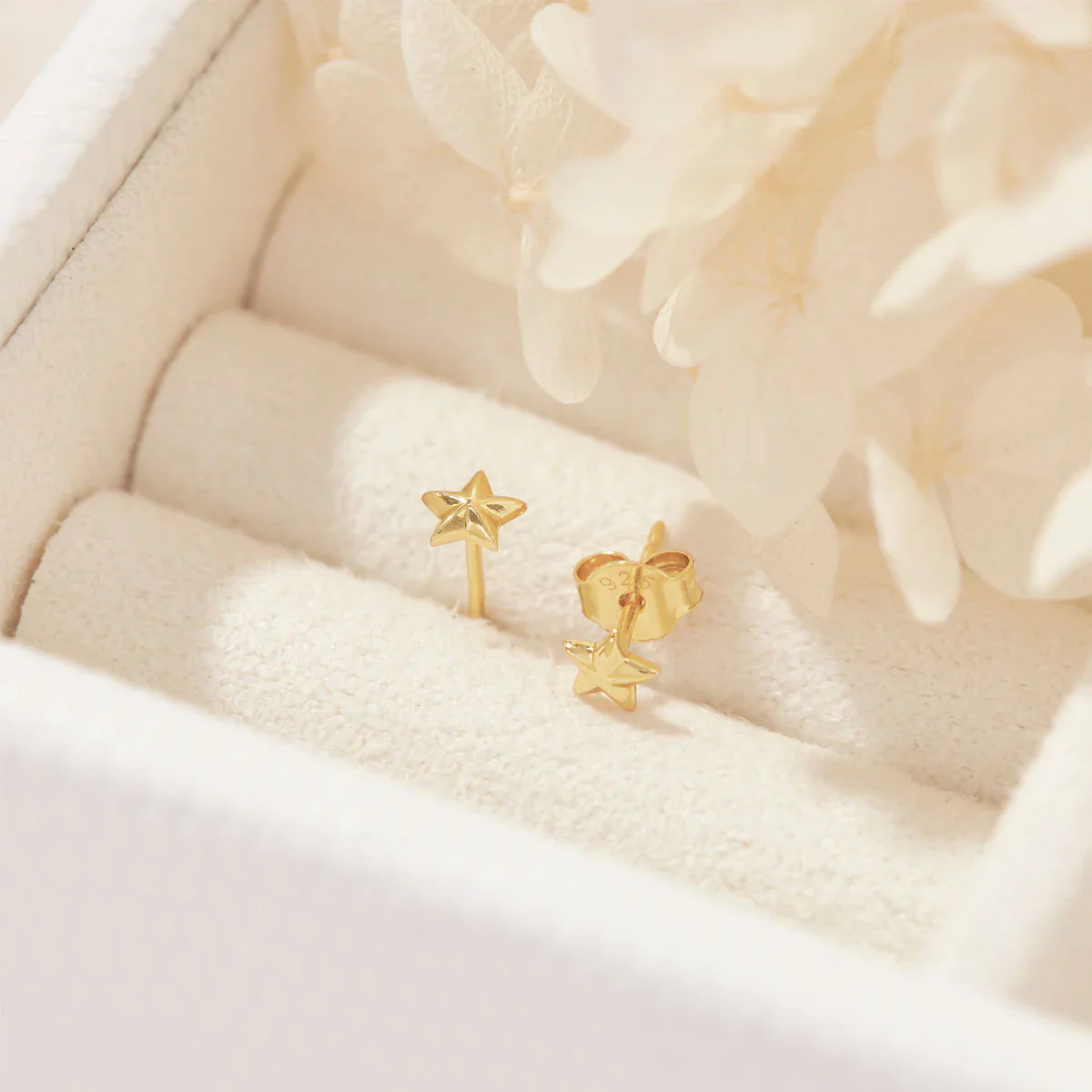 Tiny Star Studs Gold - Image 3