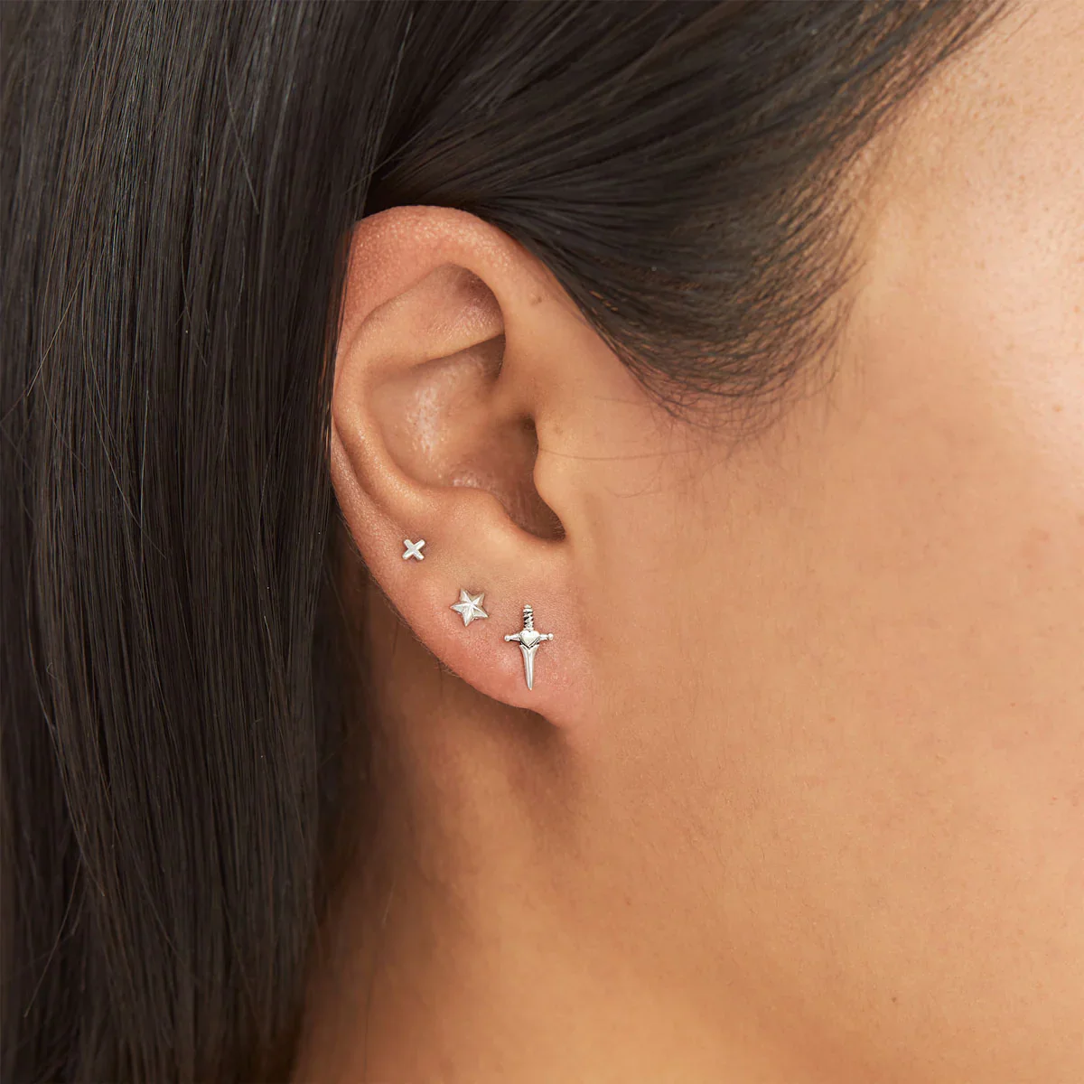 Guarded Heart Studs - Image 2