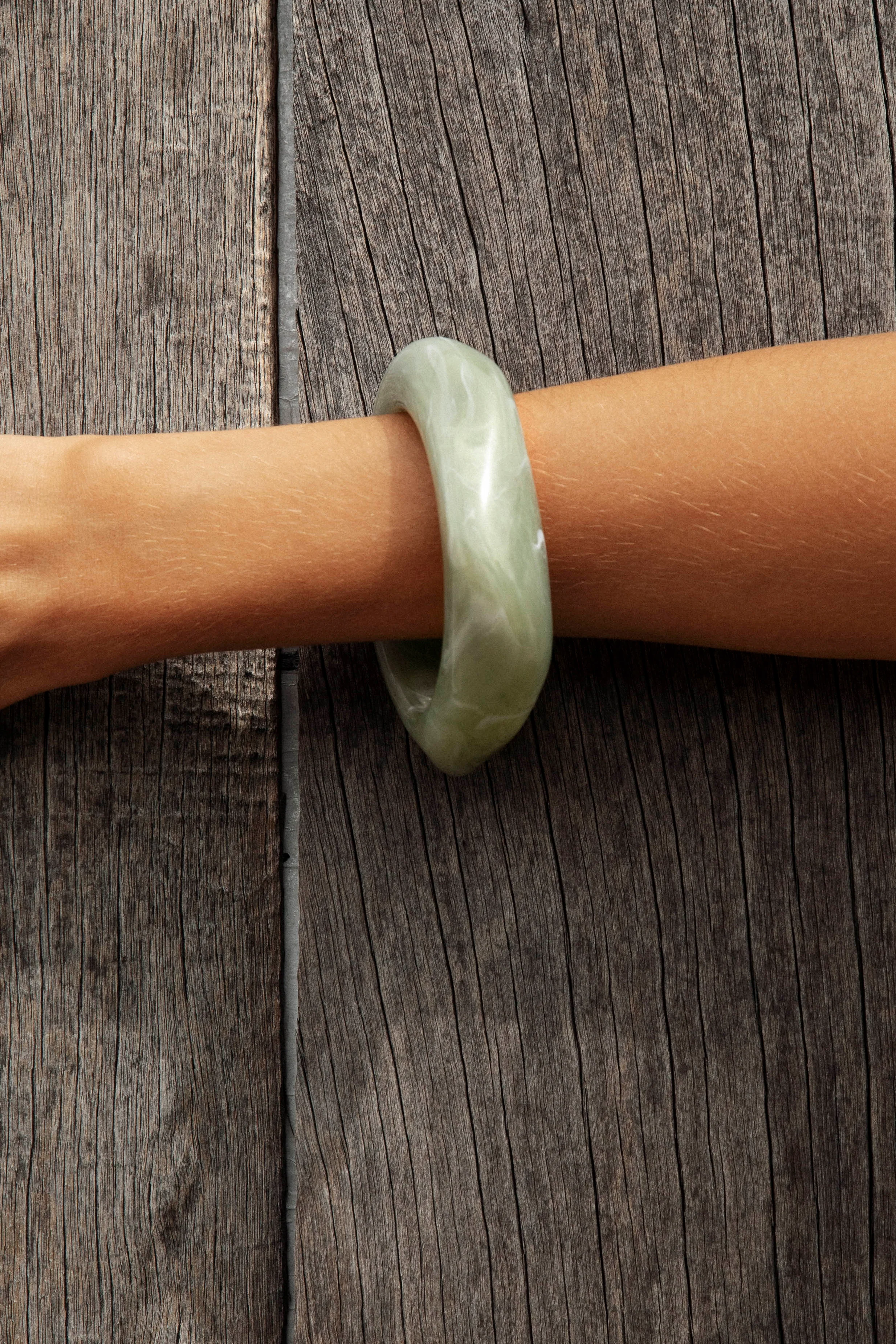 Sage Resin Bangle - Image 4