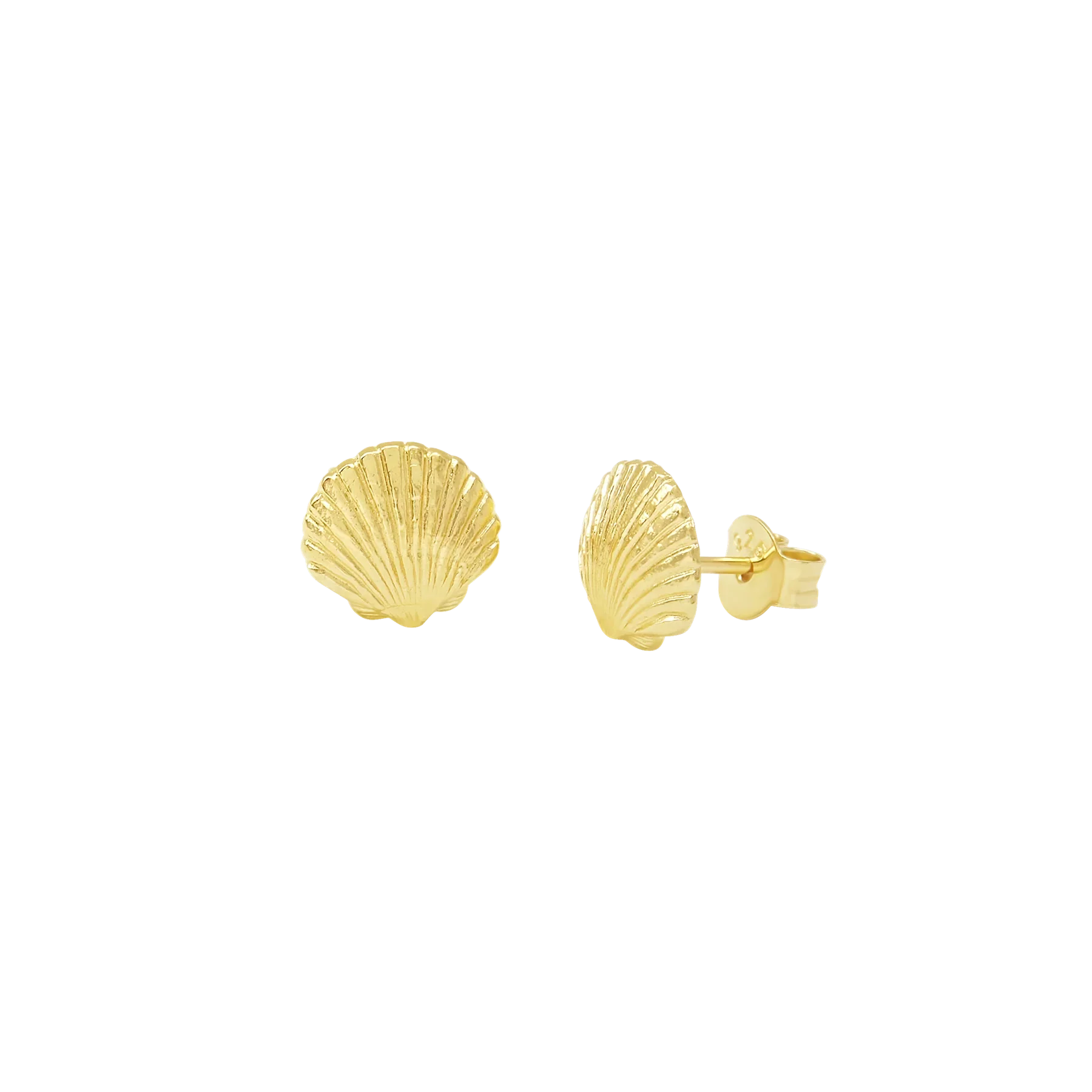 Sandshell Studs Gold