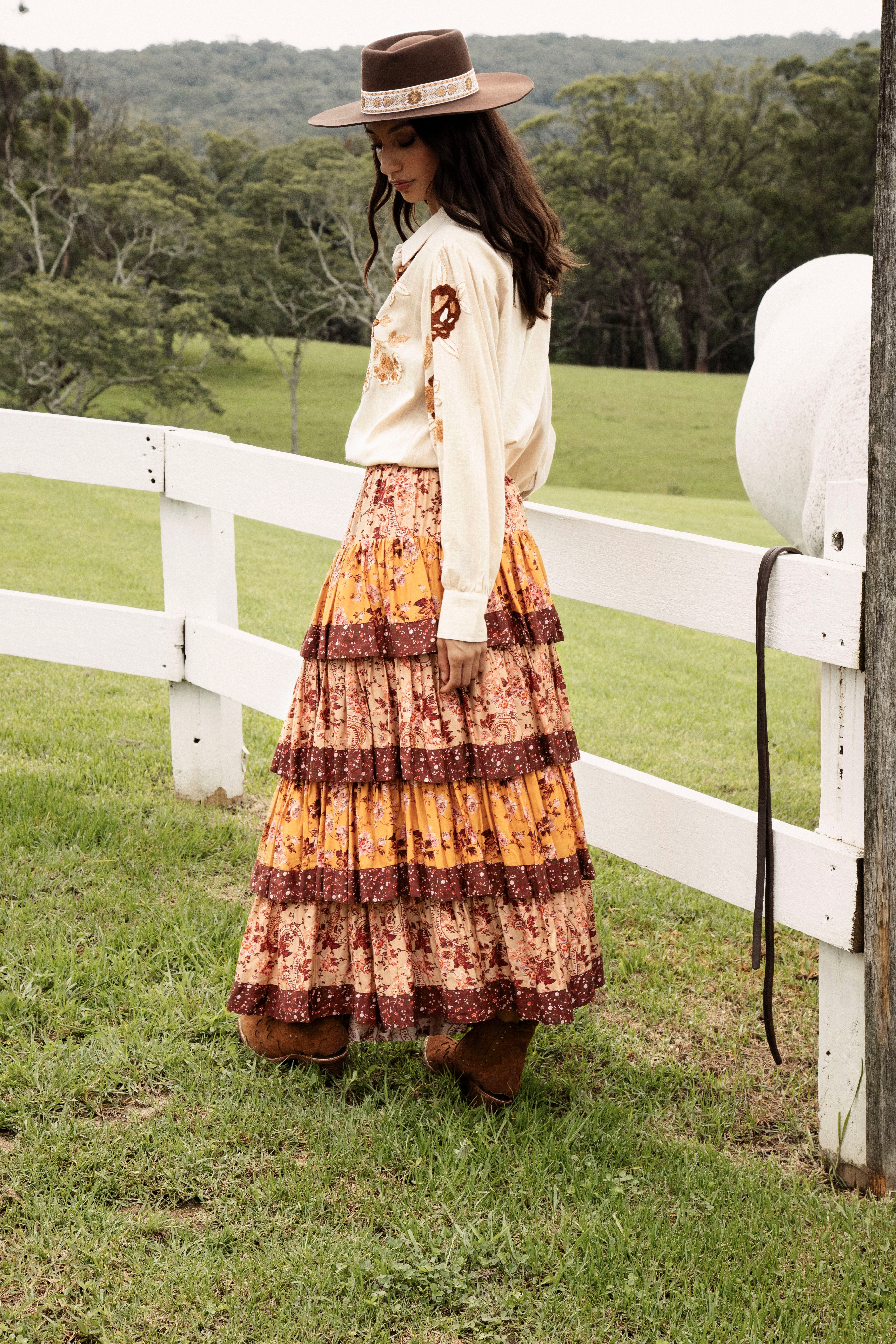 Silvana Skirt Wildflower Spice - Image 4