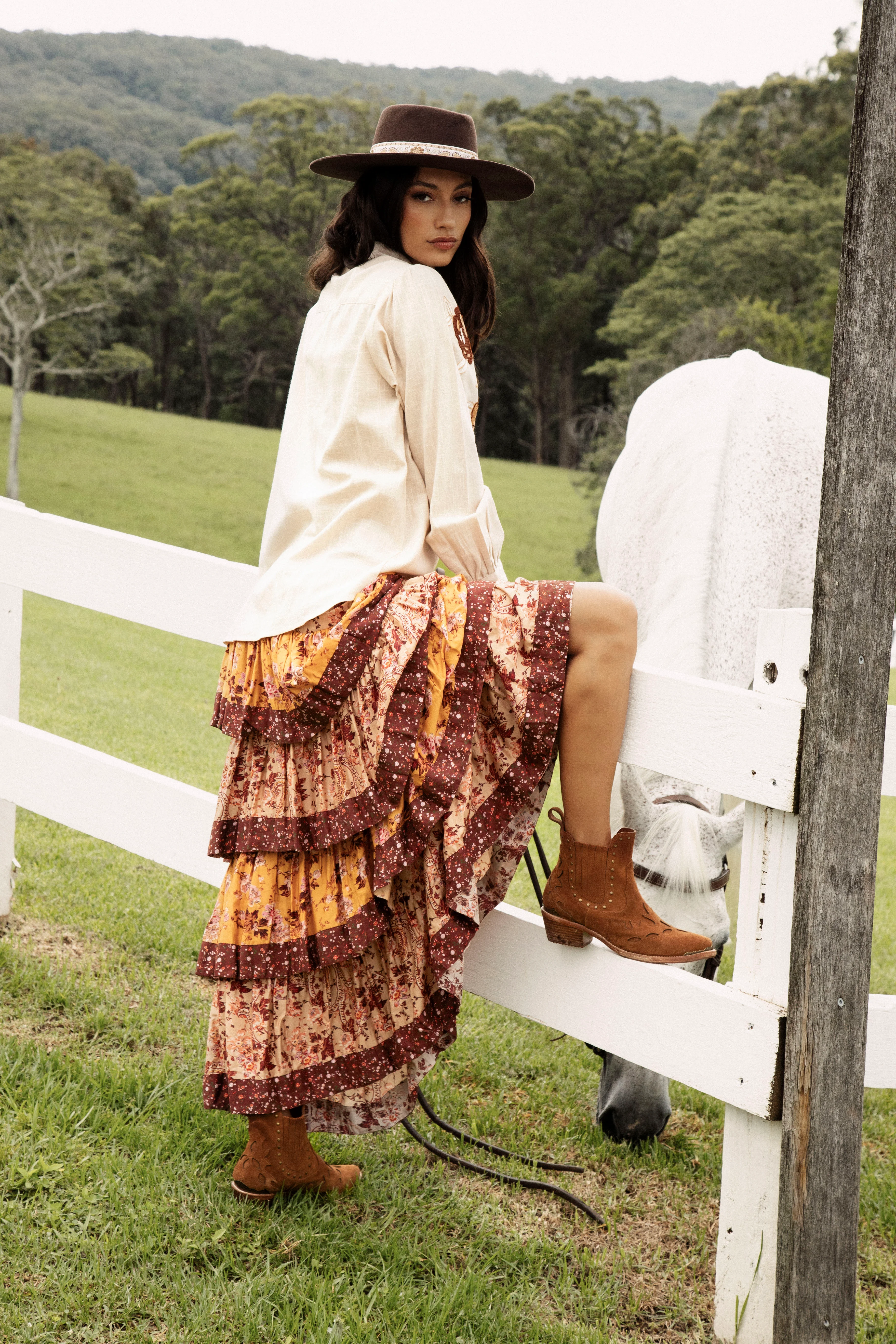 Silvana Skirt Wildflower Spice - Image 5