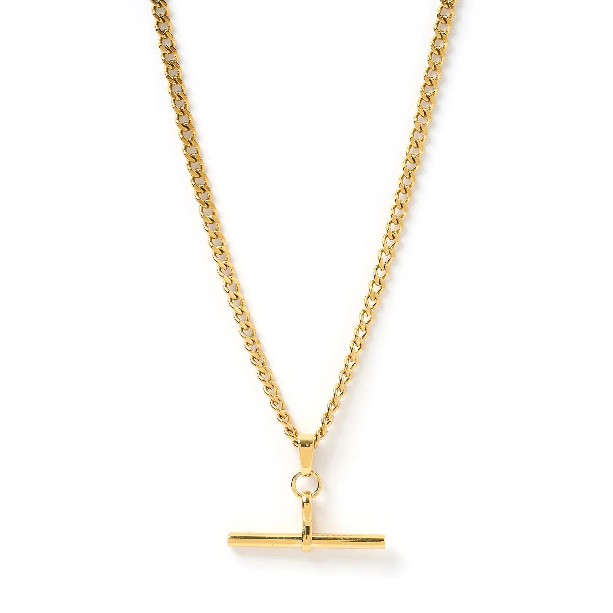Skye Gold Fob Necklace
