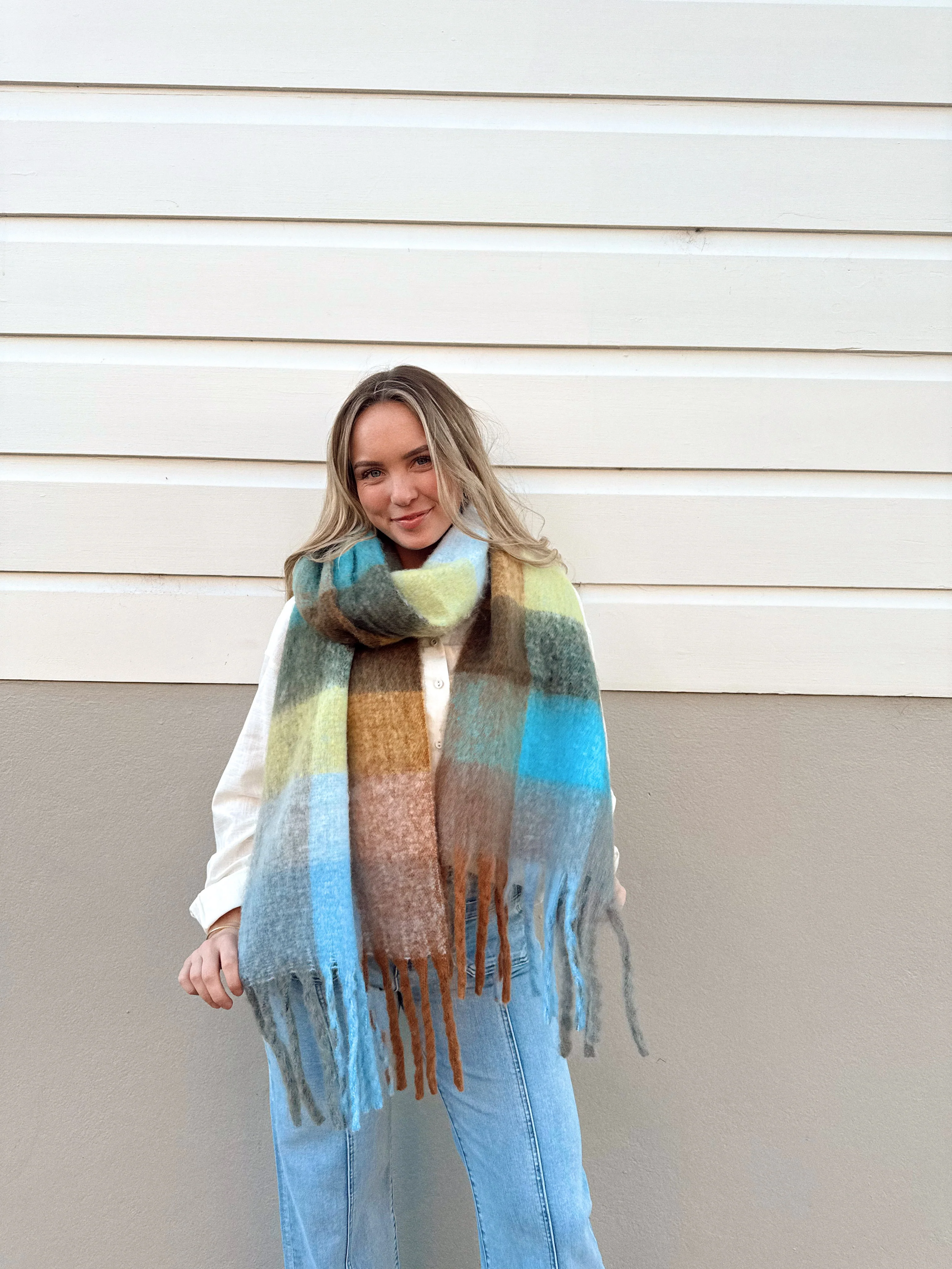 Snuggle Scarf - Blue Hue - Image 2