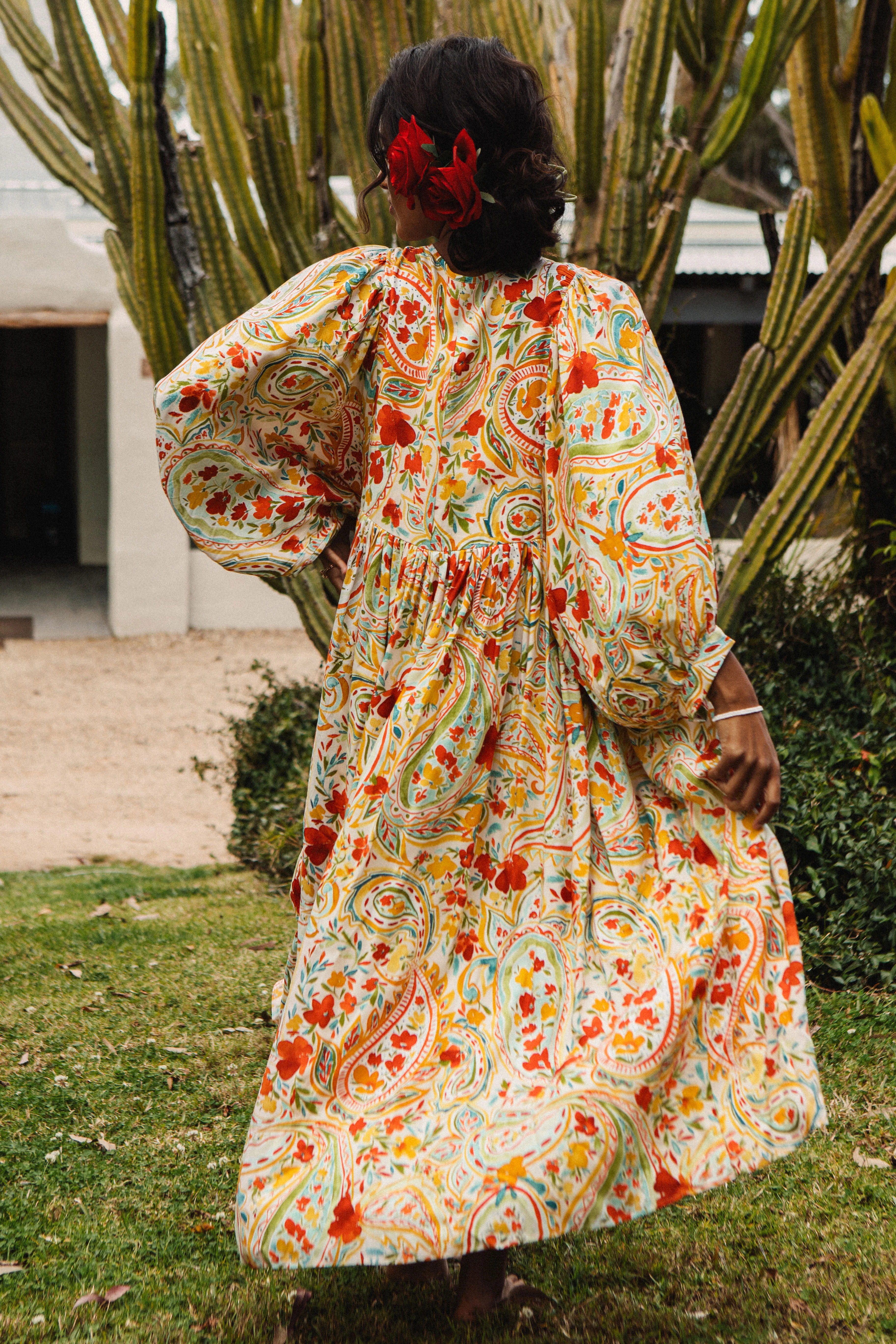 Sofia Midi Dress - Salsa - Image 6