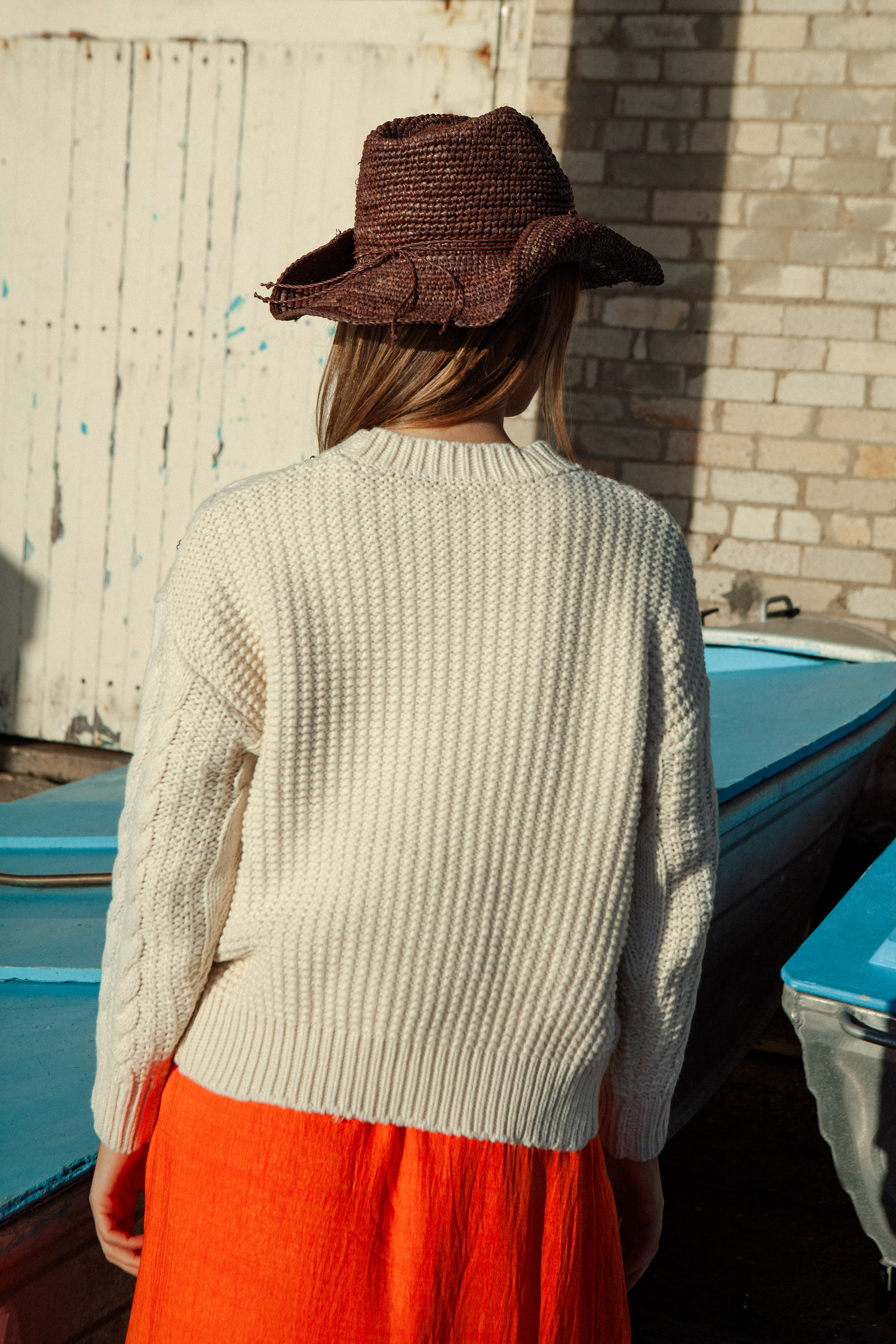 Sol Embellished Knit - Almond - Image 4