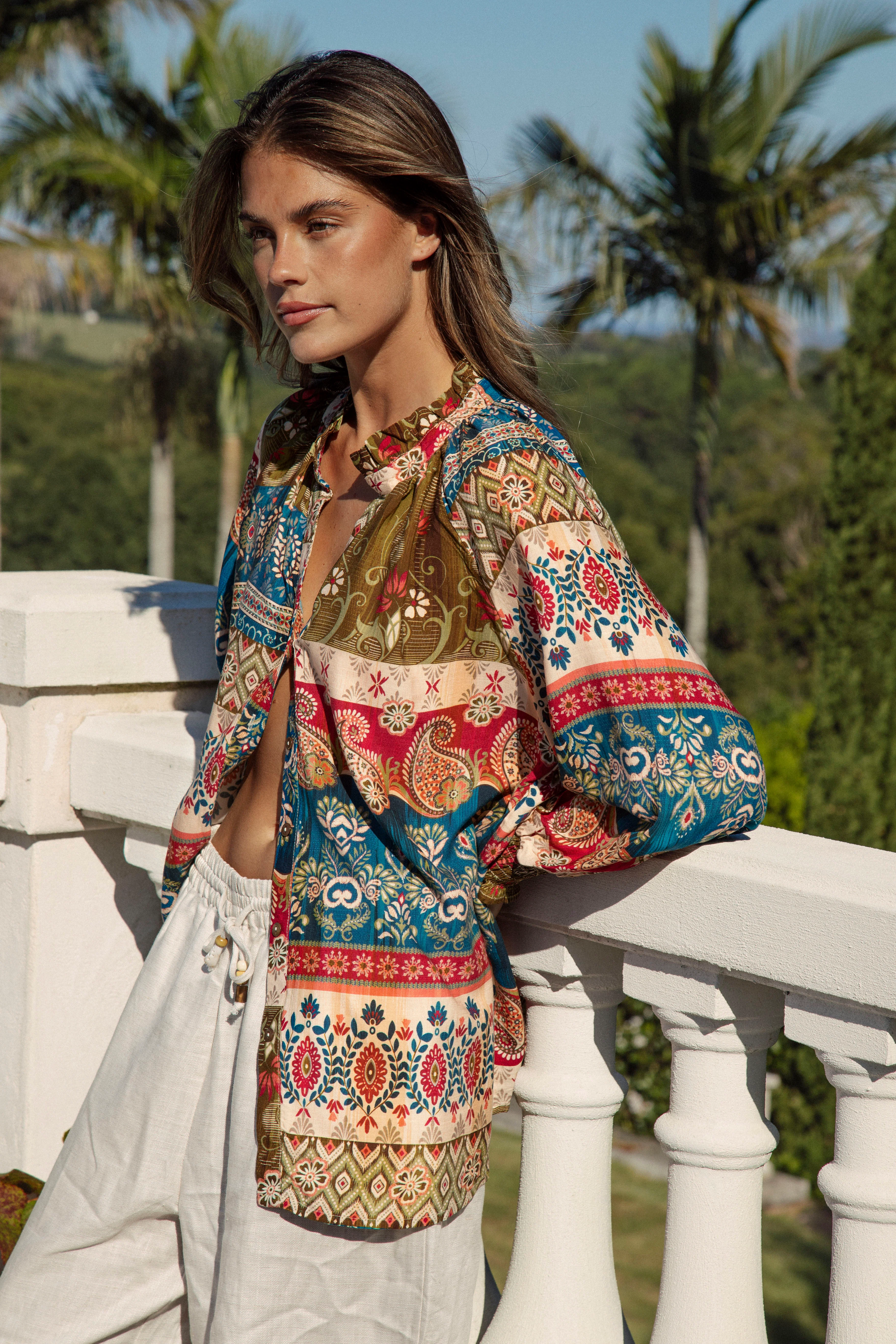 Sunkissed Blouse - Olea - Image 3