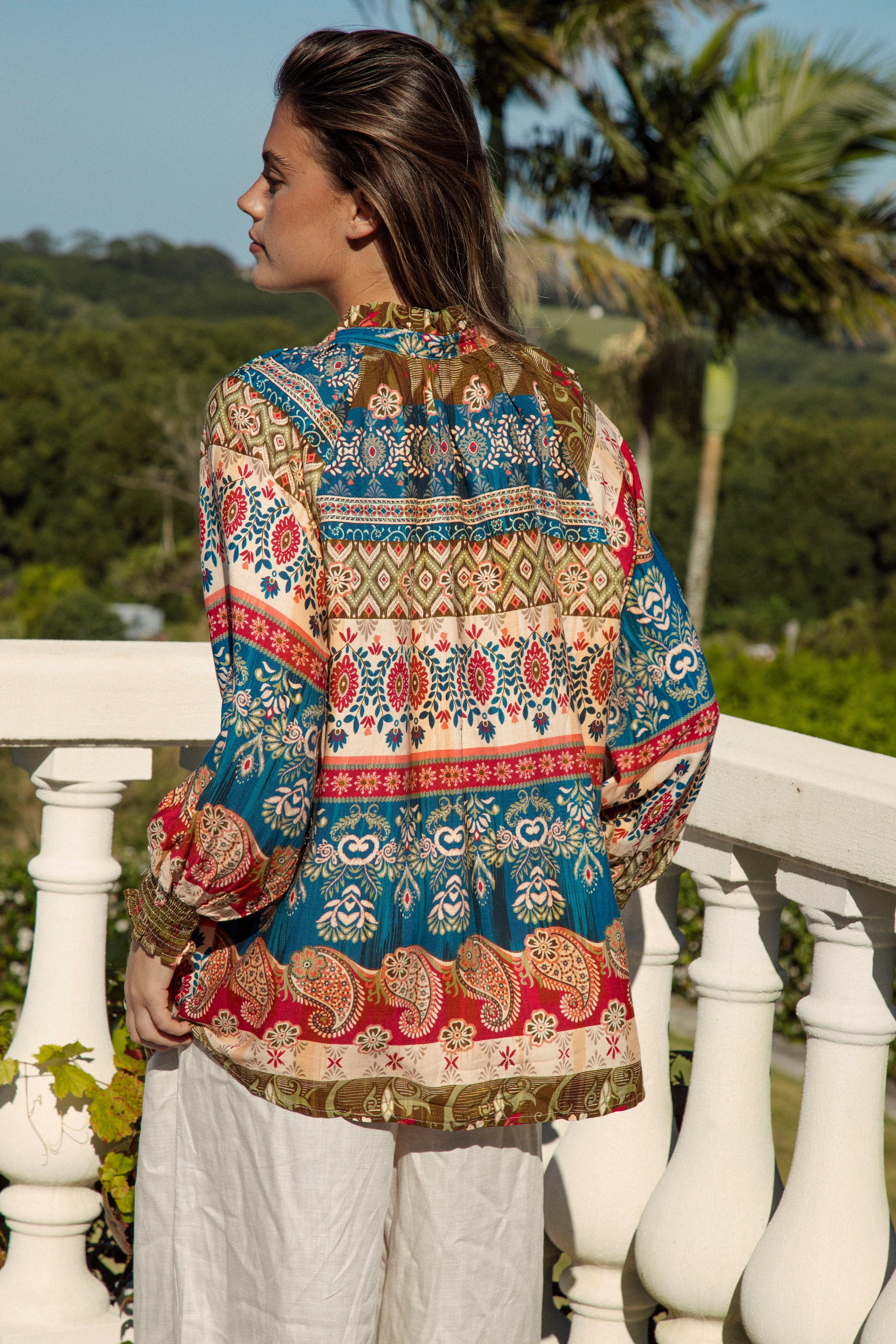 Sunkissed Blouse - Olea - Image 4
