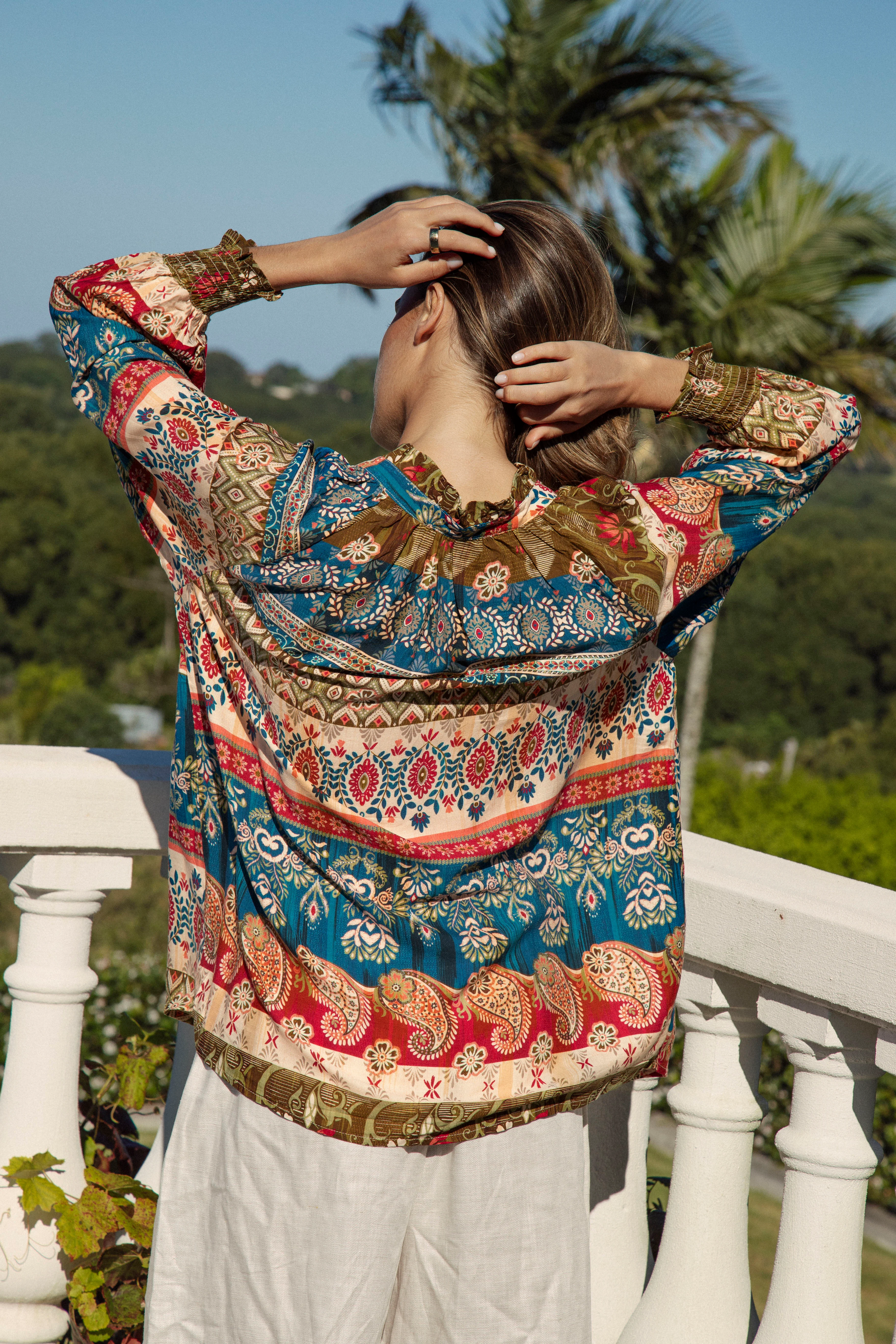 Sunkissed Blouse - Olea - Image 5