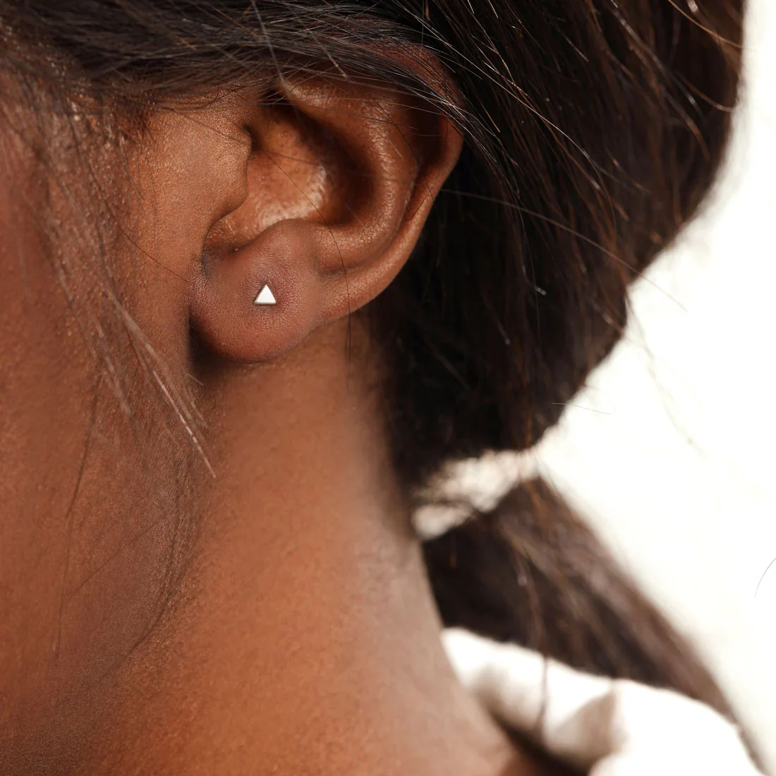 Super Fine Triangle Studs - Image 2