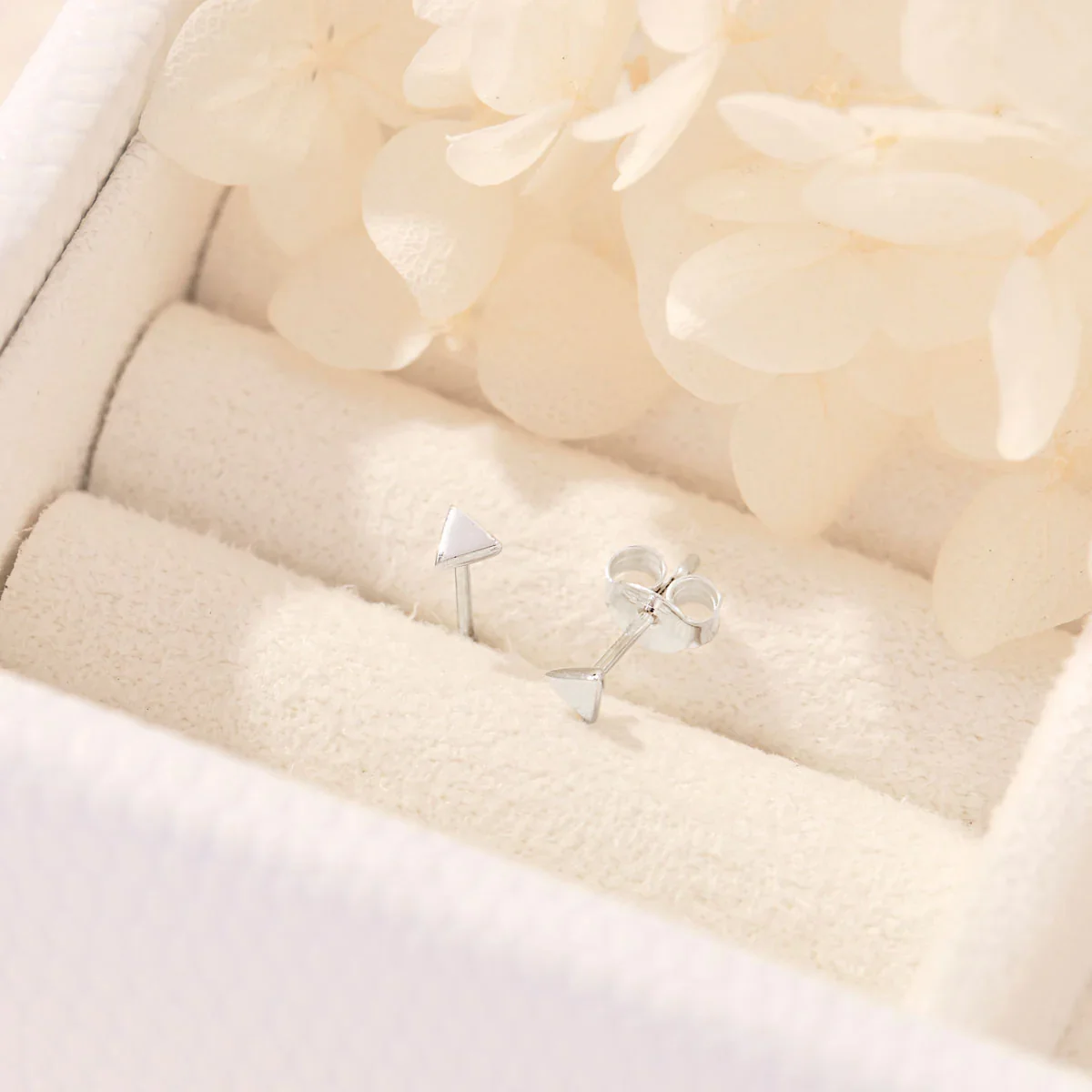 Super Fine Triangle Studs - Image 3