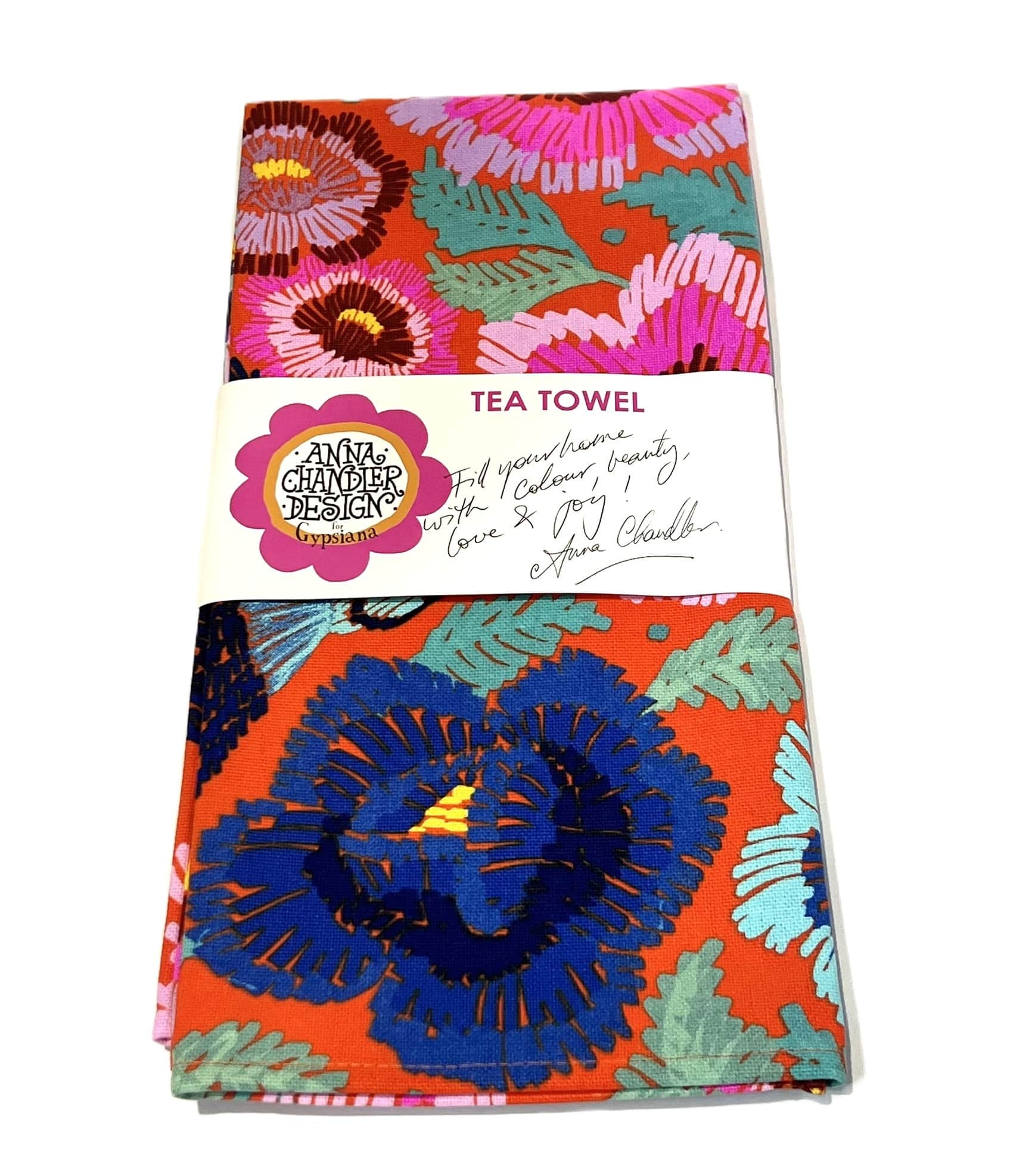 Tea Towel - Birds and Roses - Image 2