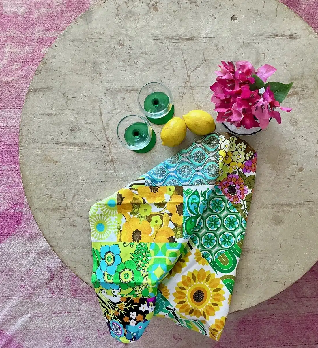 Tea Towel - 70's Green - Image 3