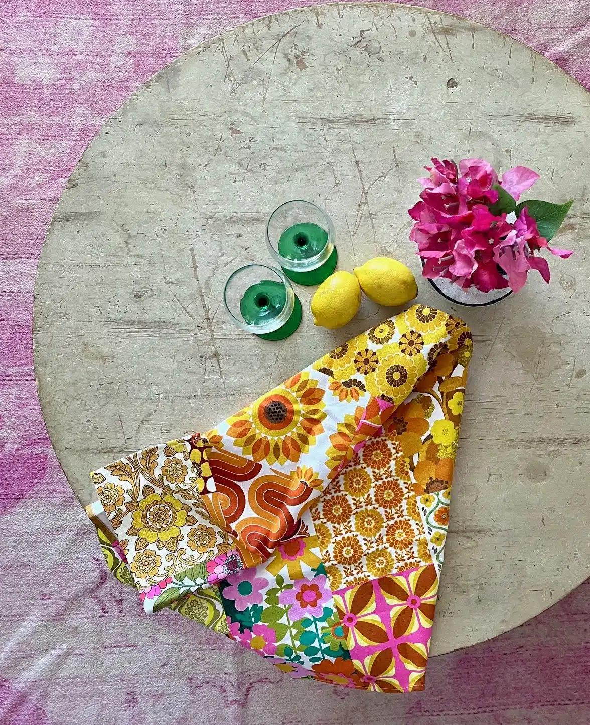 Tea Towel - 70's Orange - Image 3