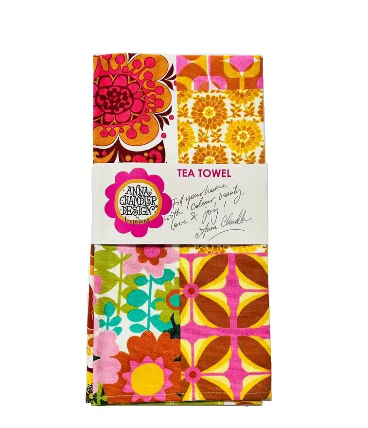 Tea Towel - 70's Orange - Image 4