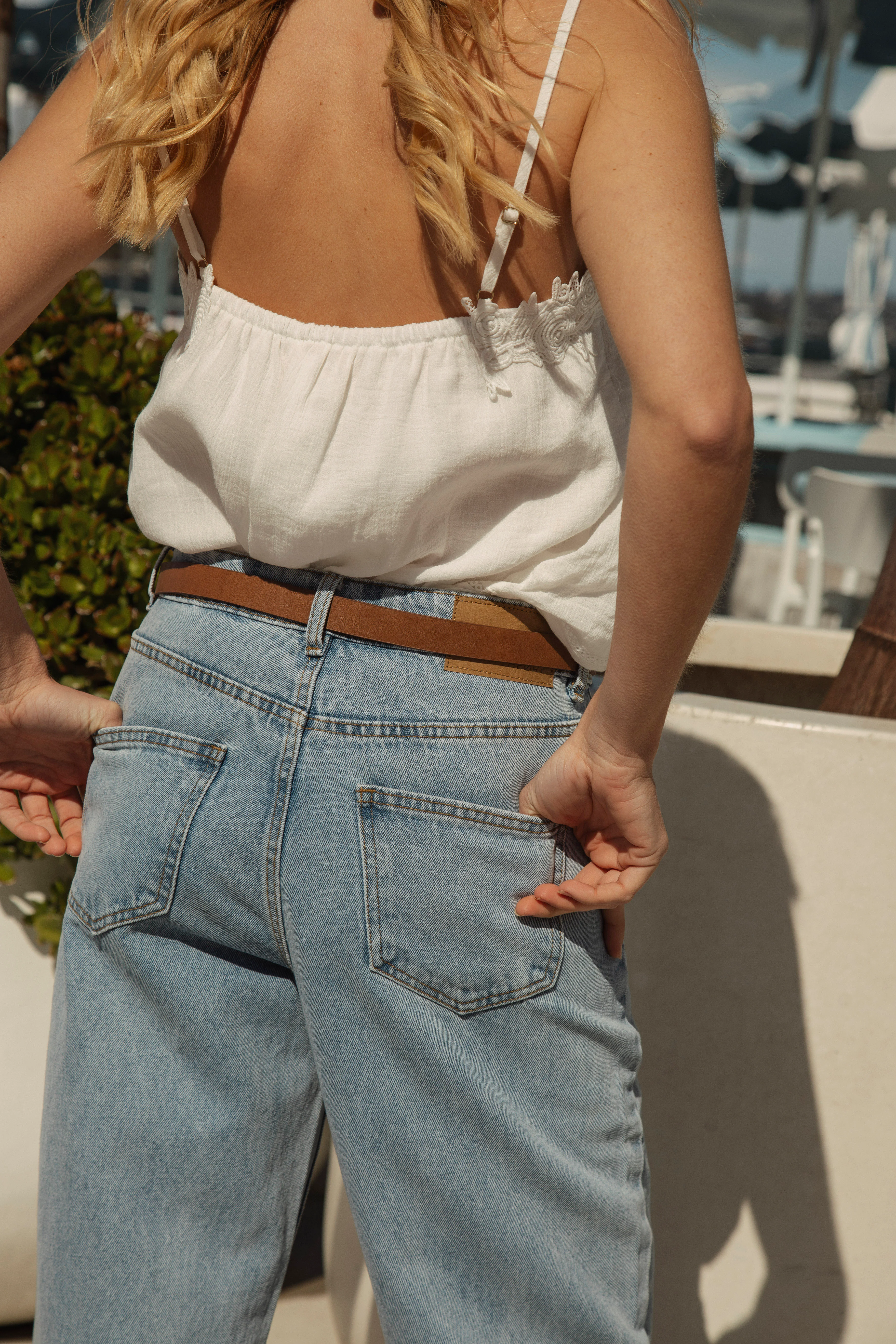 Tess Bamboo Buckle Belt - Image 3