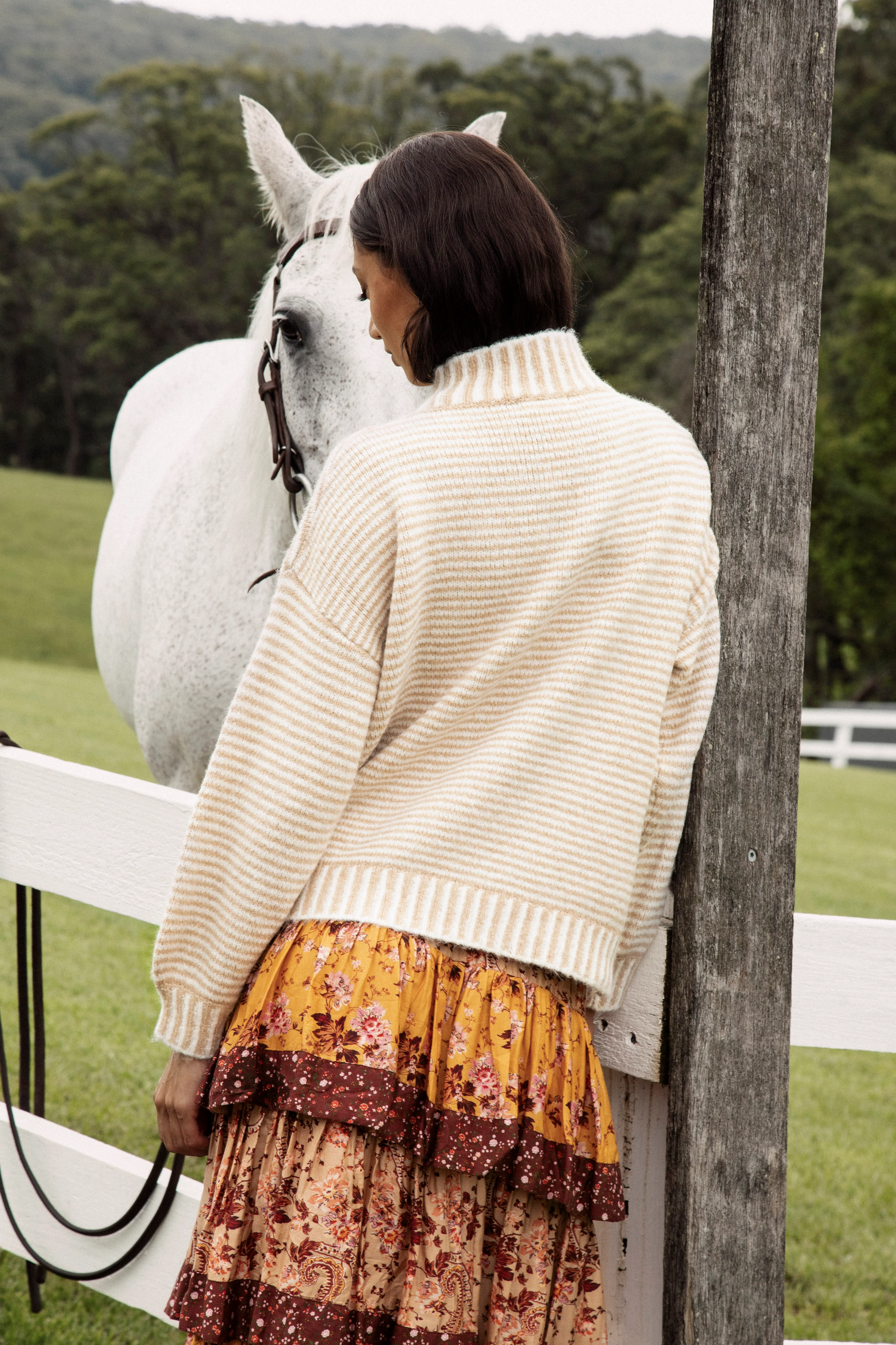 Tilly Knit - Chai Stripe - Image 4