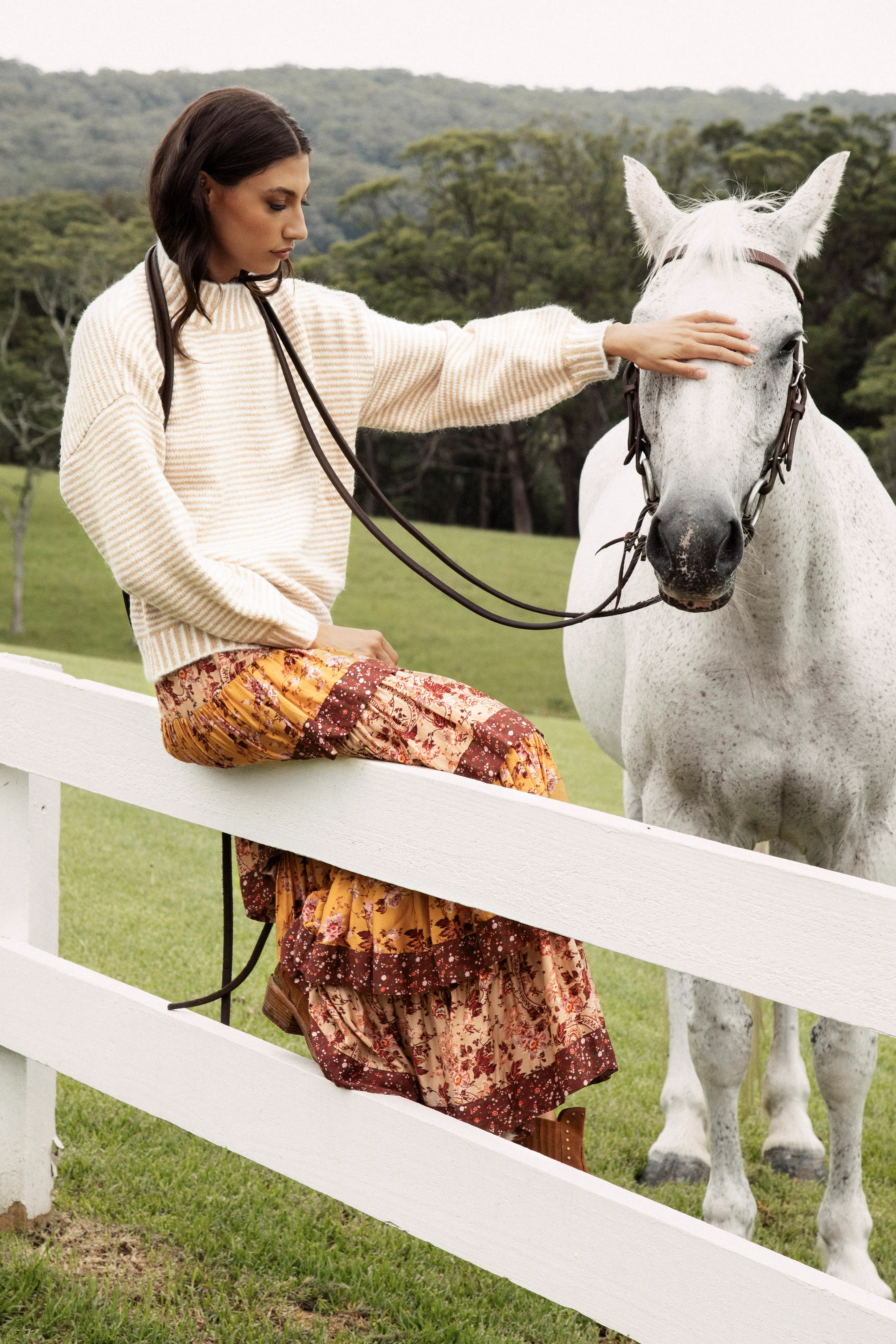 Tilly Knit - Chai Stripe - Image 5