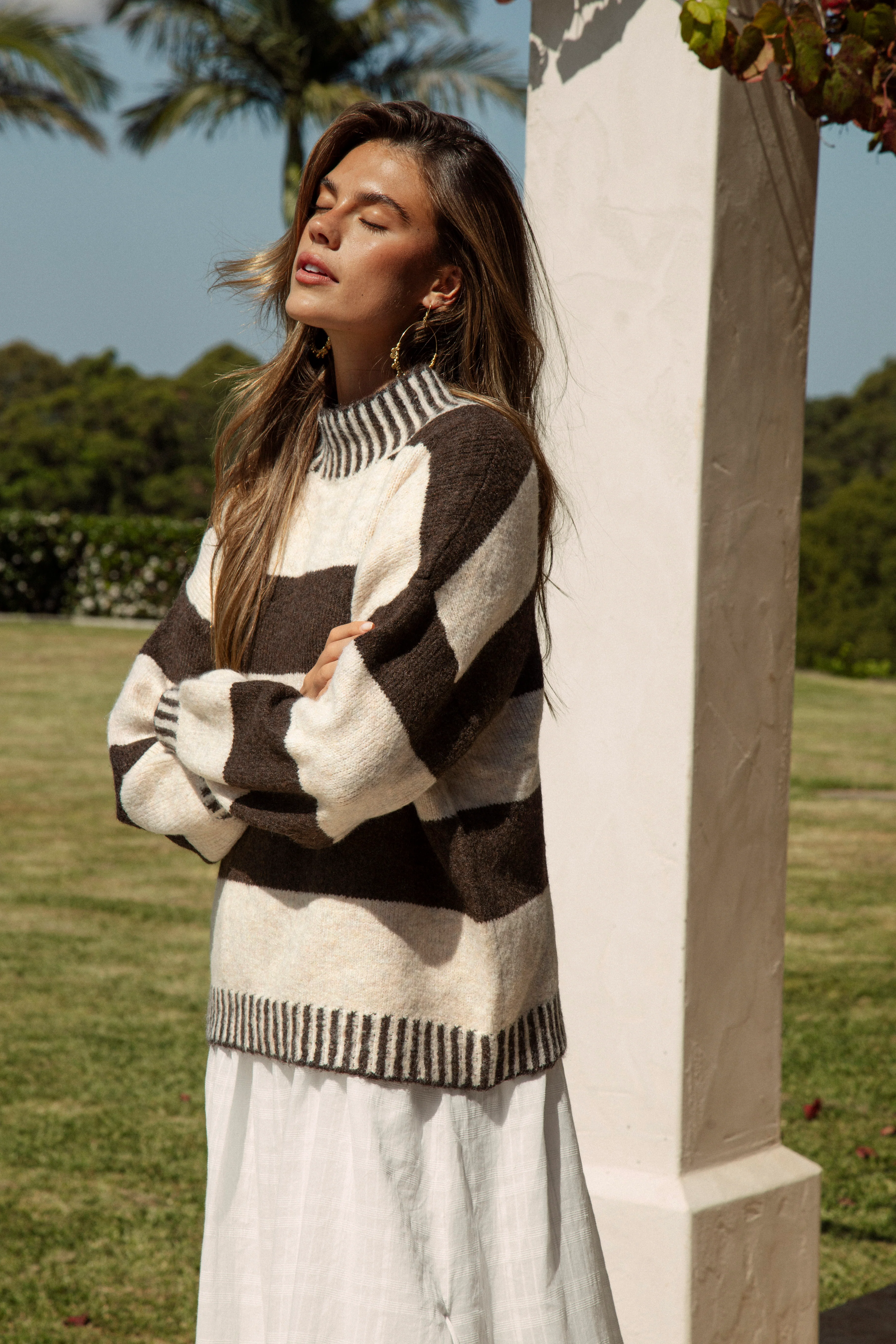 Tilly Knit - Tobacco Stripe - Image 4