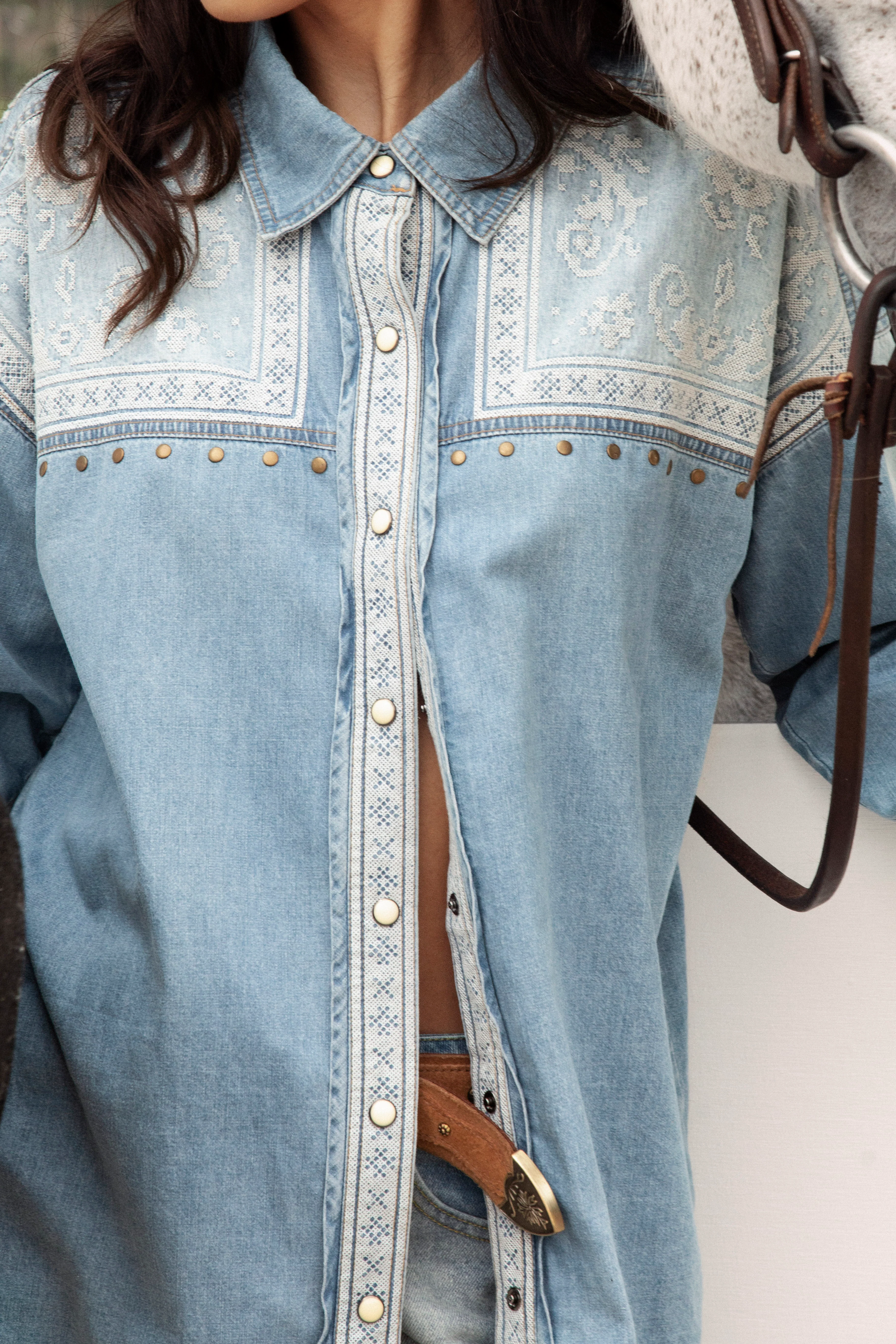 Untamed Denim Shirt - Image 6