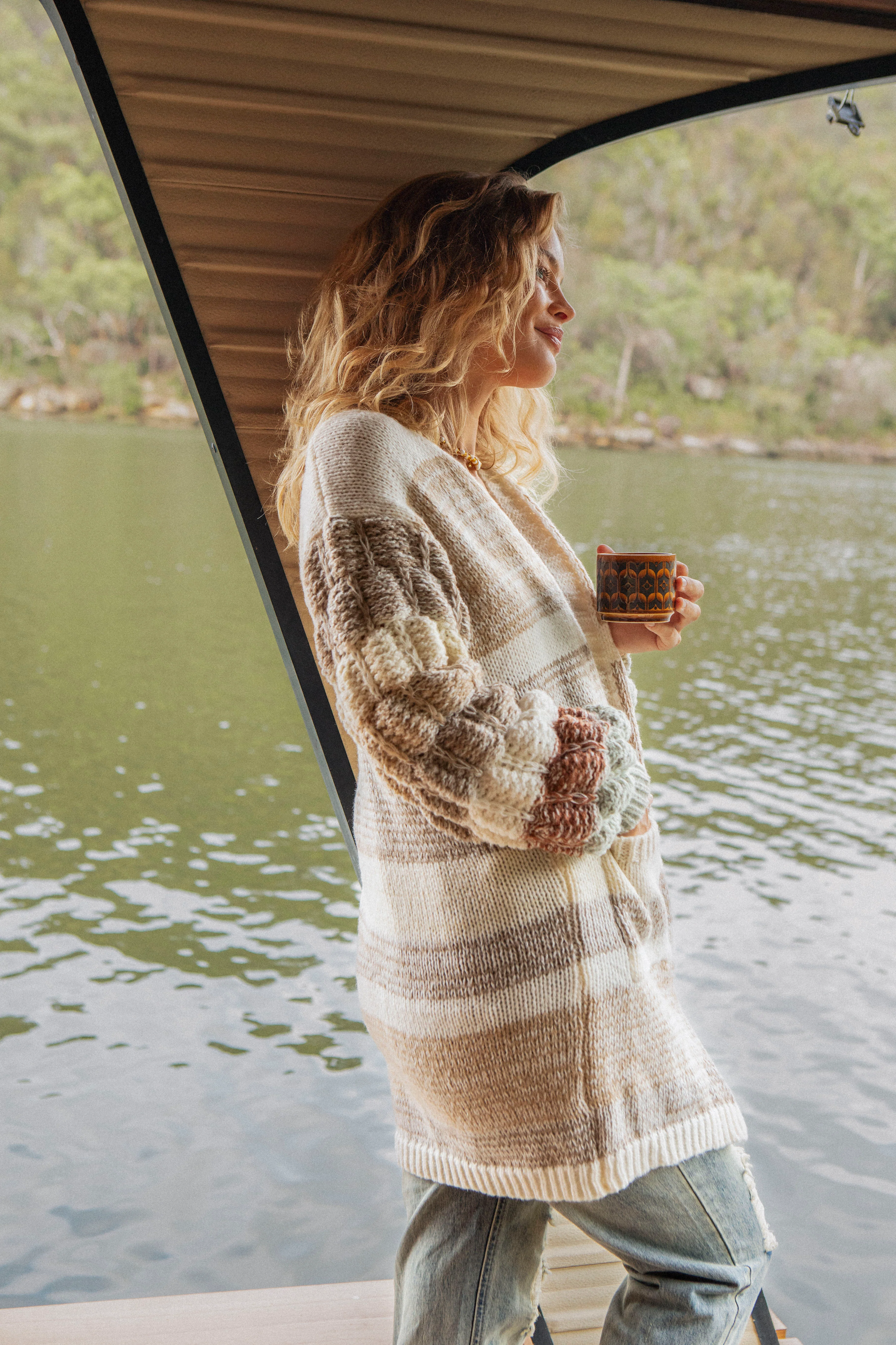 Vanilla Stripe Cardi - Image 3