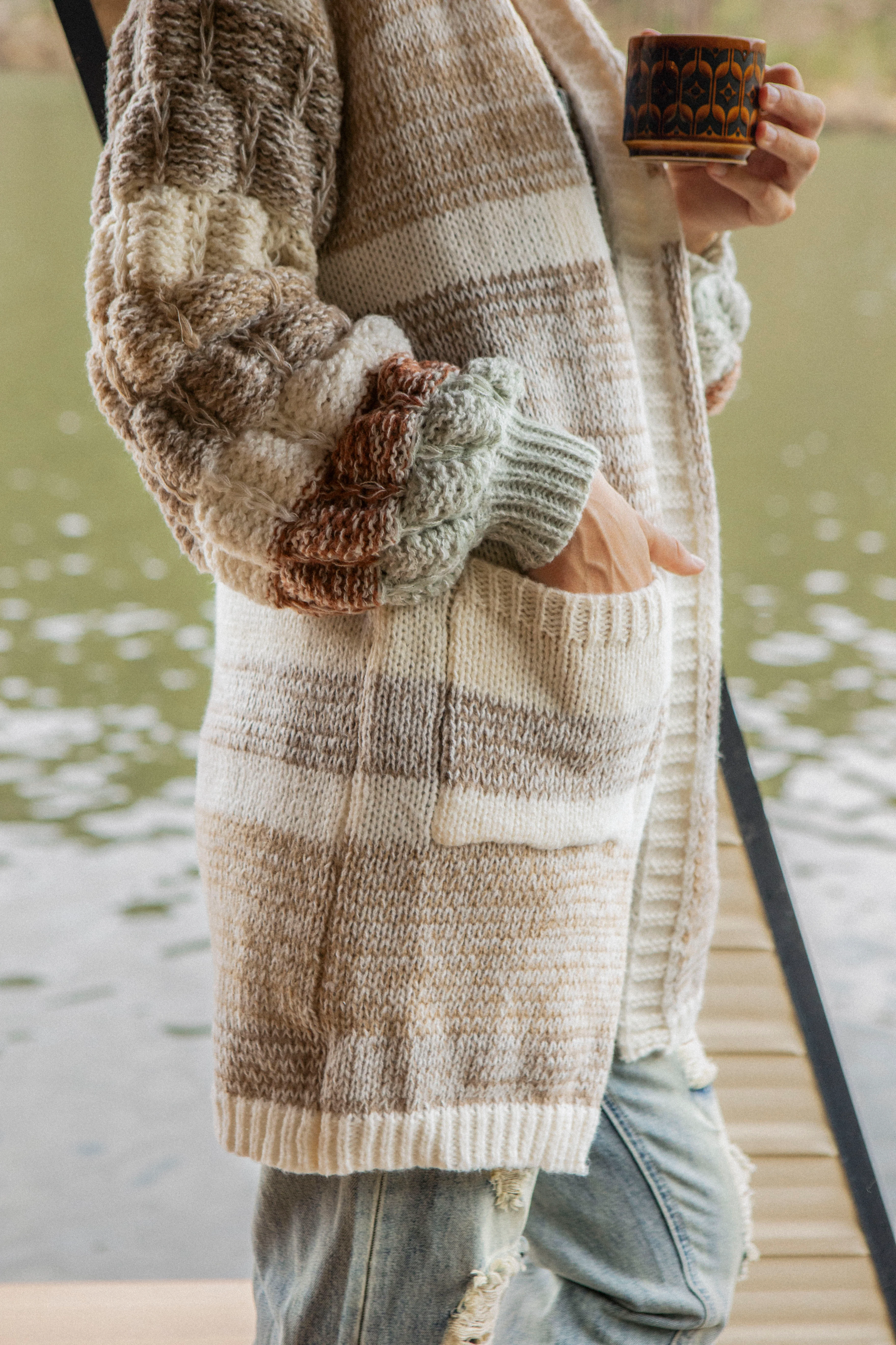 Vanilla Stripe Cardi - Image 4