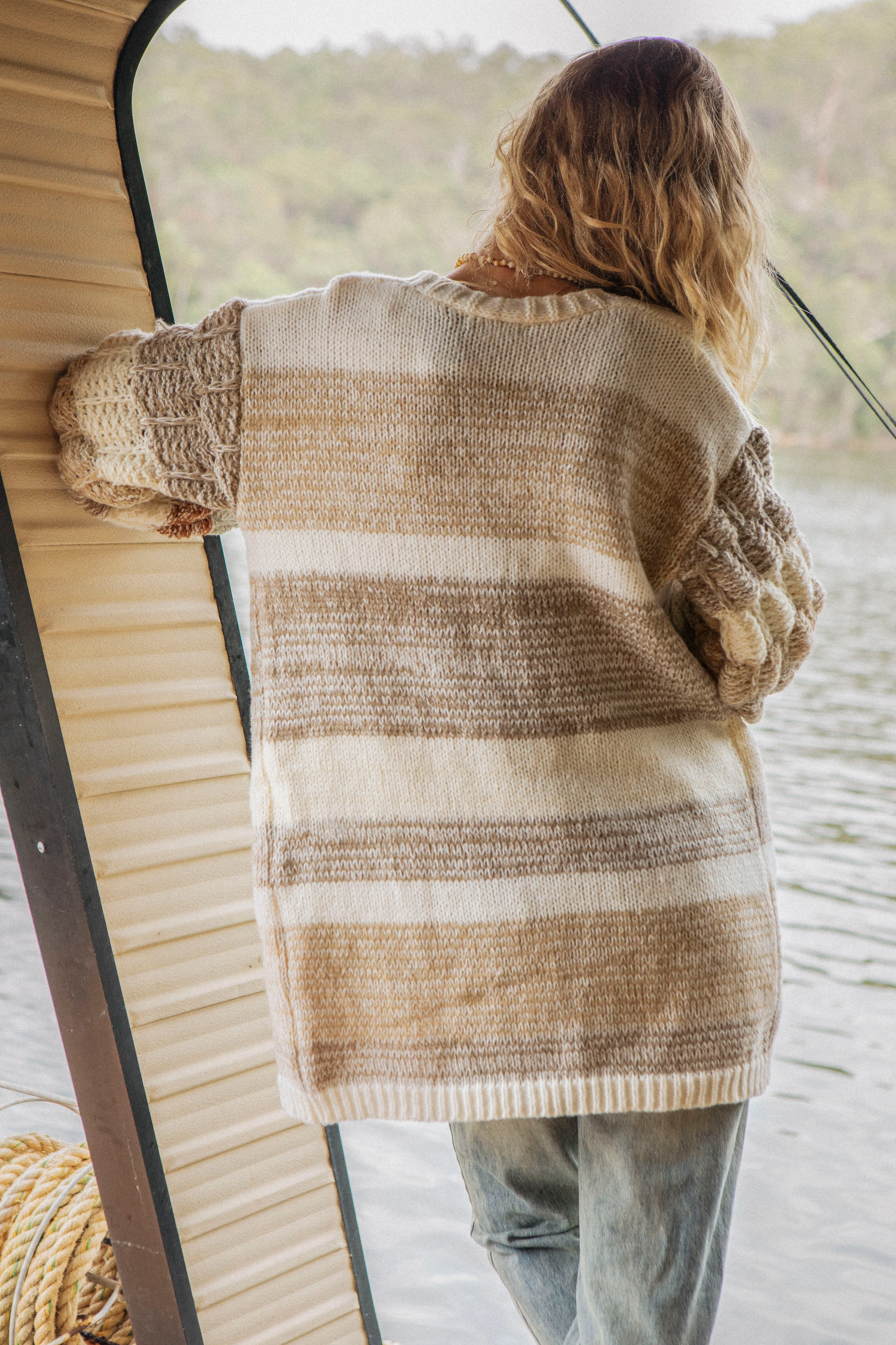Vanilla Stripe Cardi - Image 6