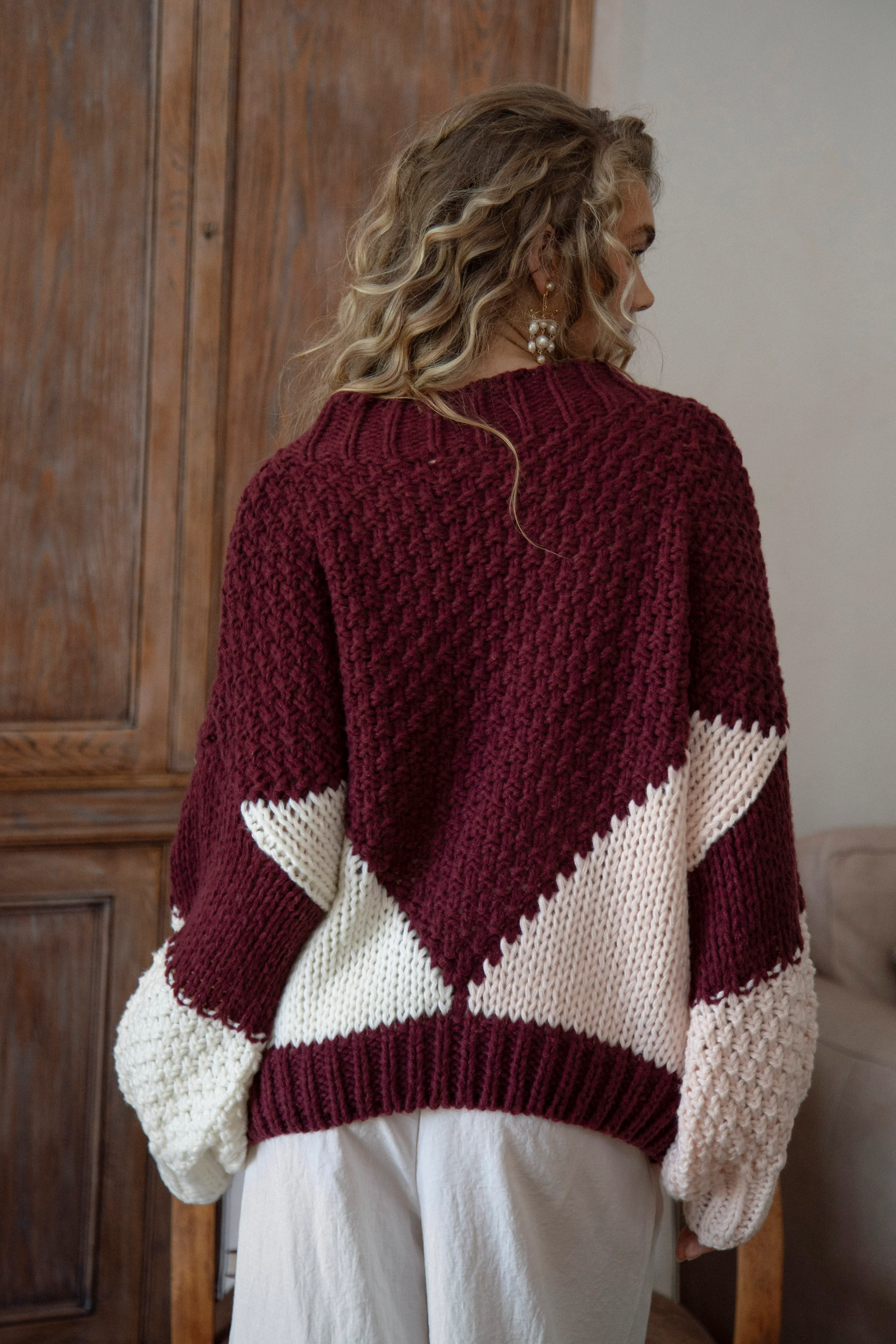 Vintage Romance Knit - Vino - Image 4
