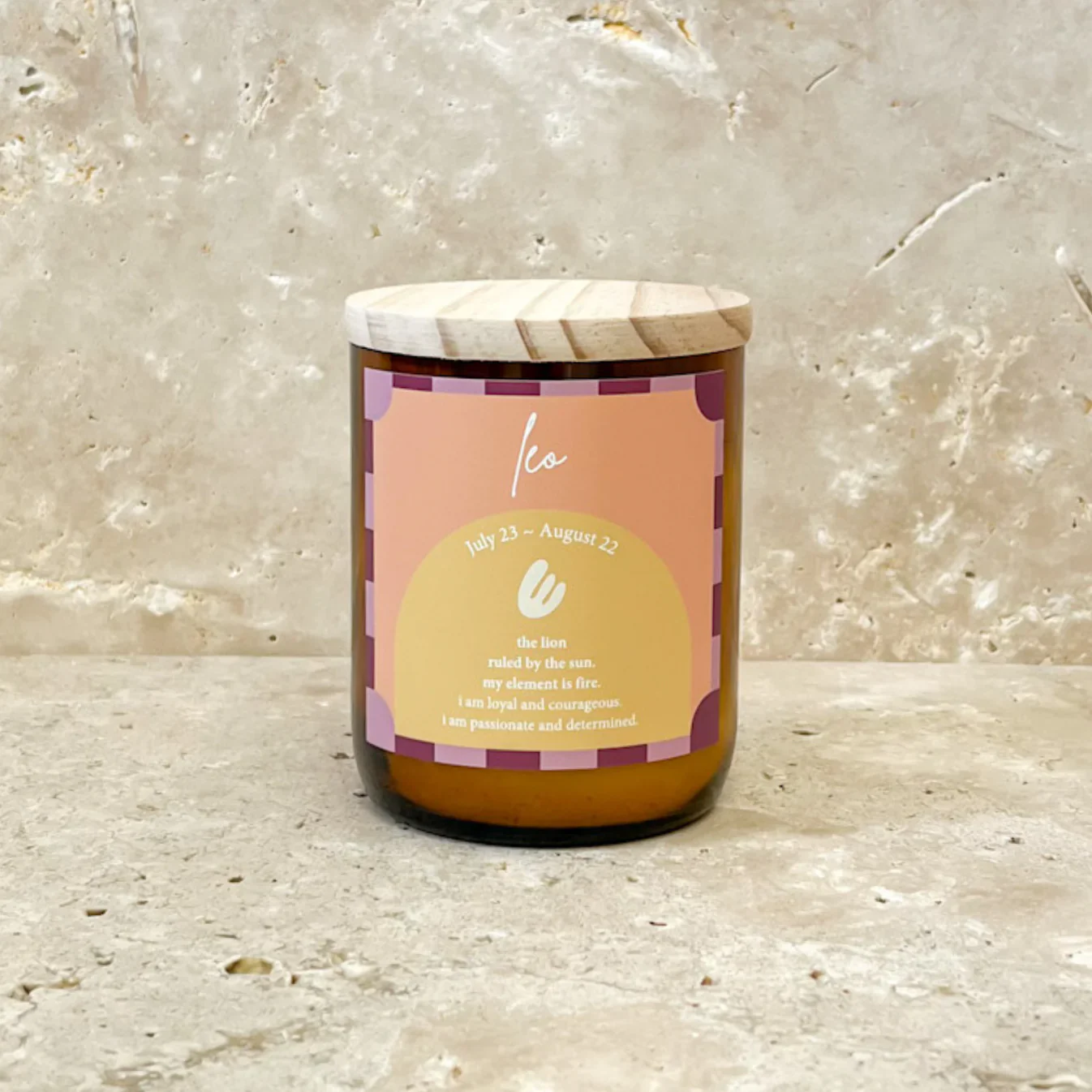 Zodiac Candle - Leo - Image 2