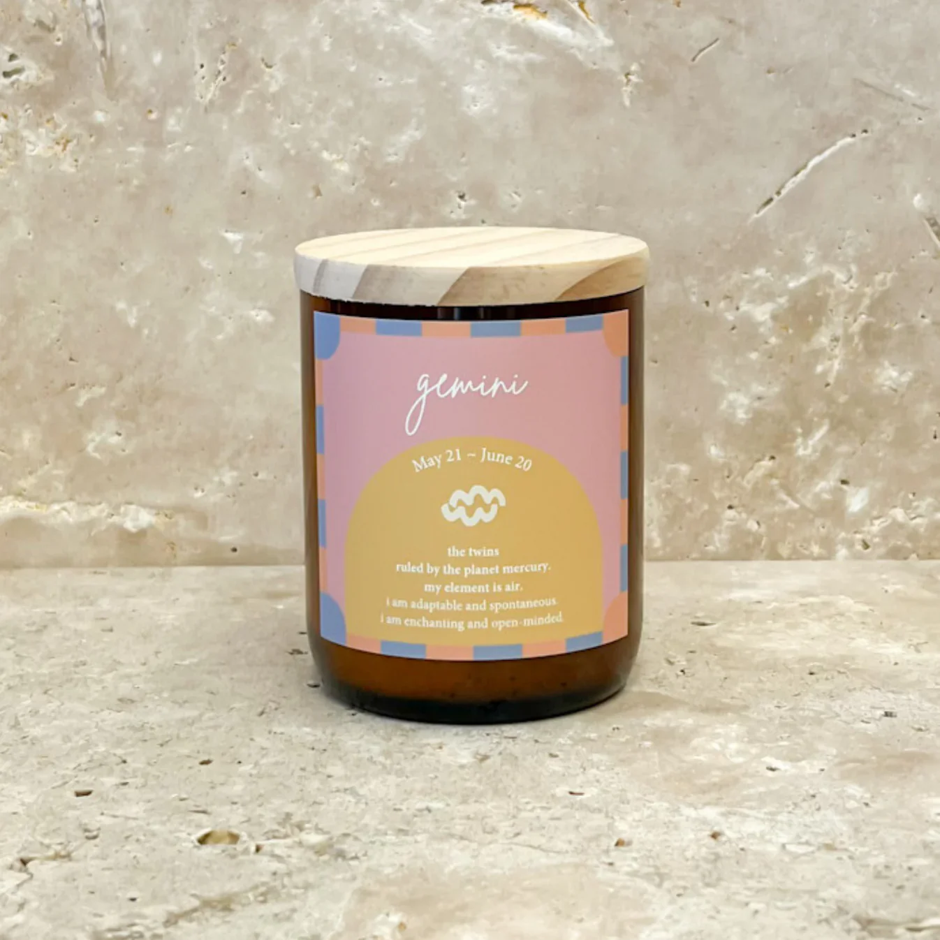 Zodiac Candle - Gemini - Image 2